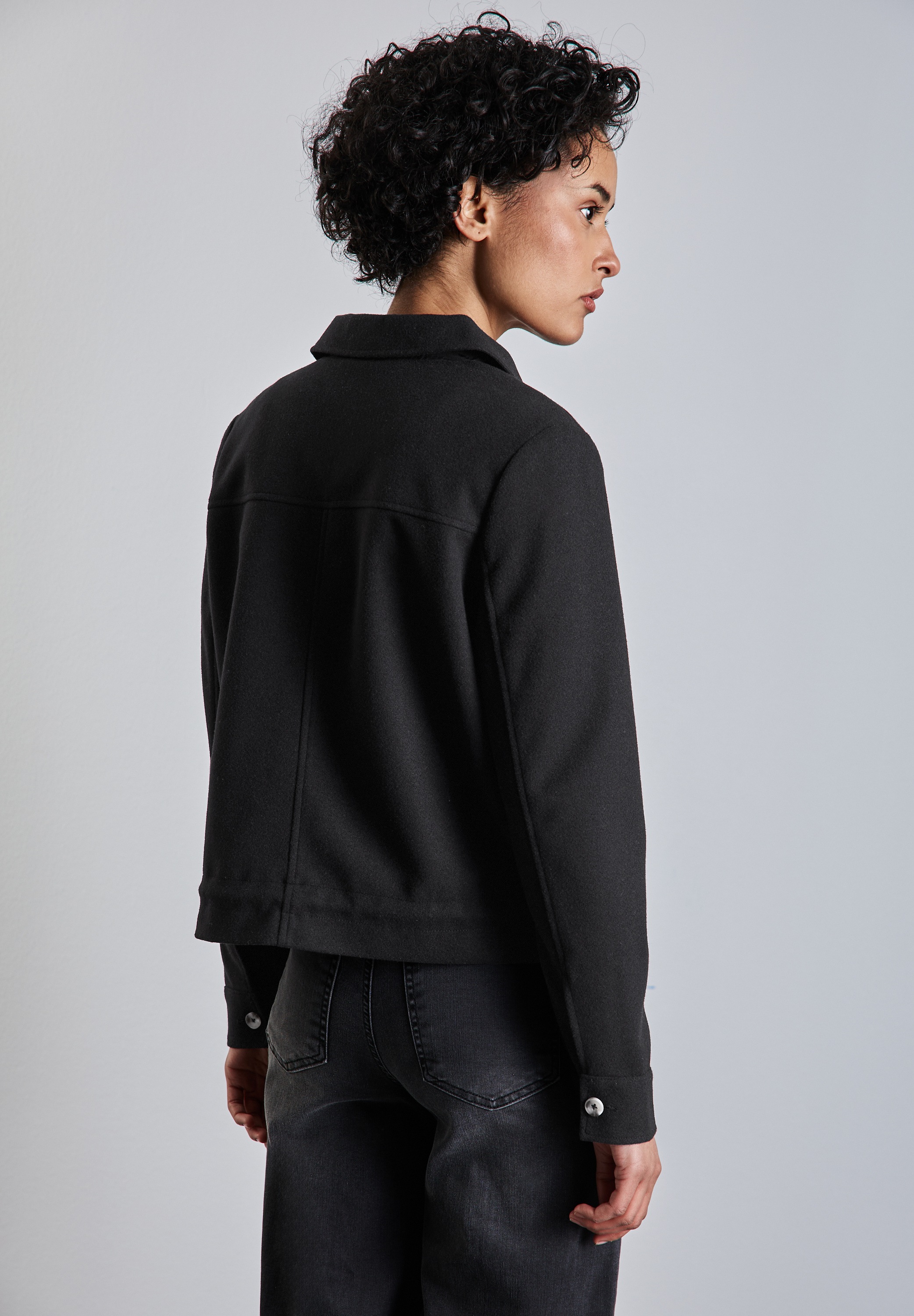 STREET ONE Kurzjacke, ohne Kapuze, mit Tunnelzug am Saum