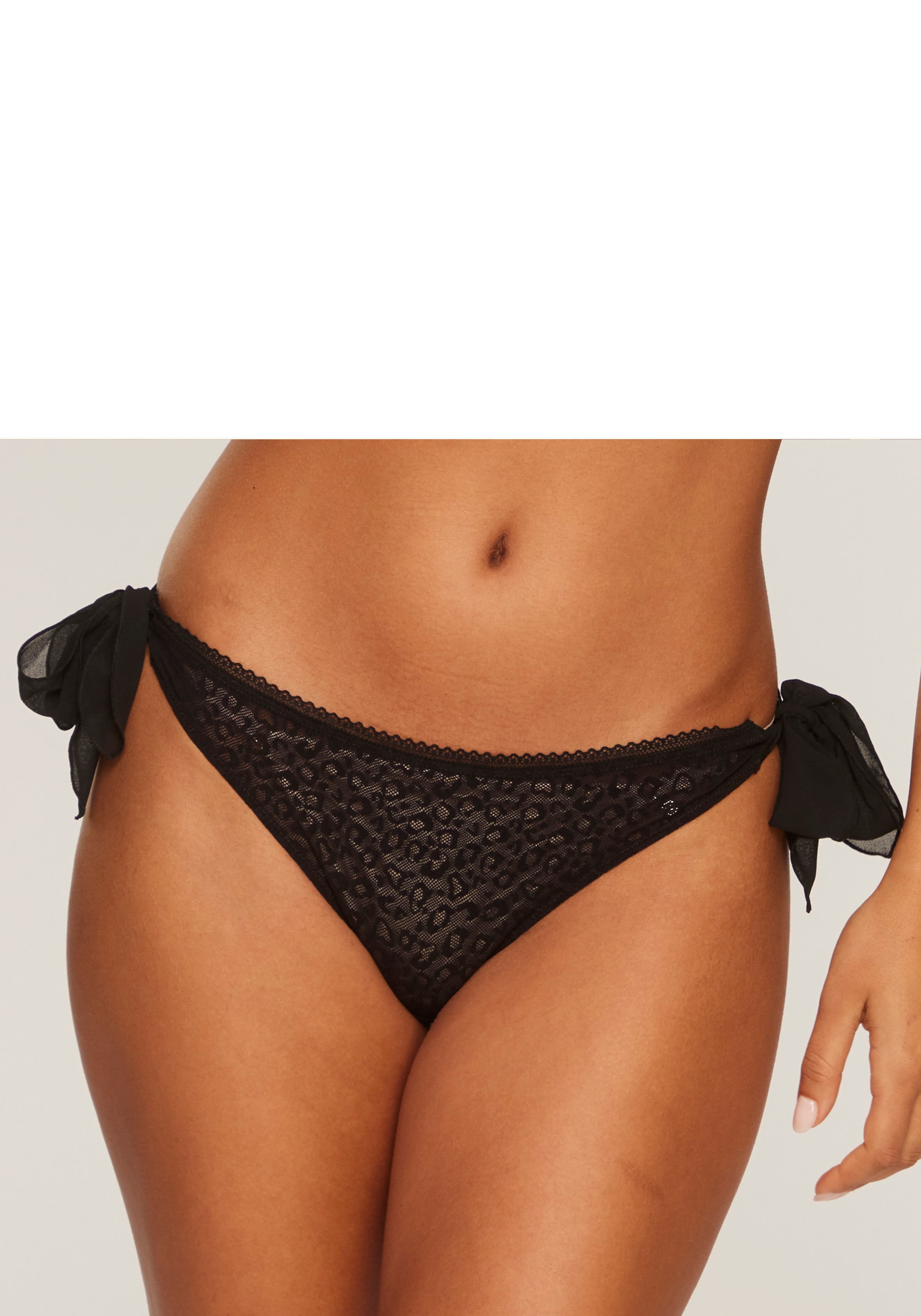 Vivance Slip »Anna«, aus dezent transparentem Soft-Mesh im Leo-Look, sexy Dessous