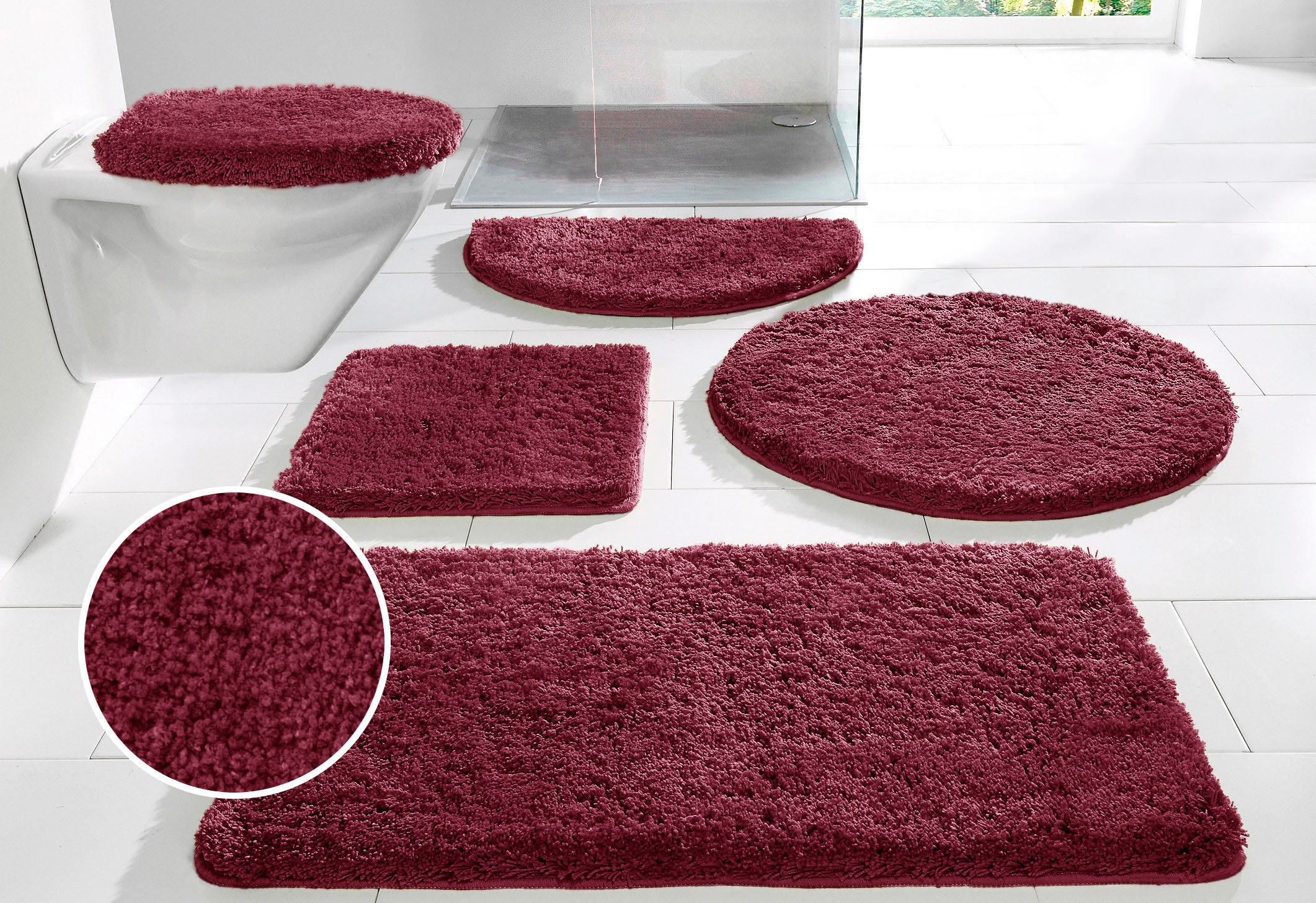 OTTO home Badematte "Sanremo, Badvorleger, Badezimmer Teppich, sehr weich" günstig online kaufen