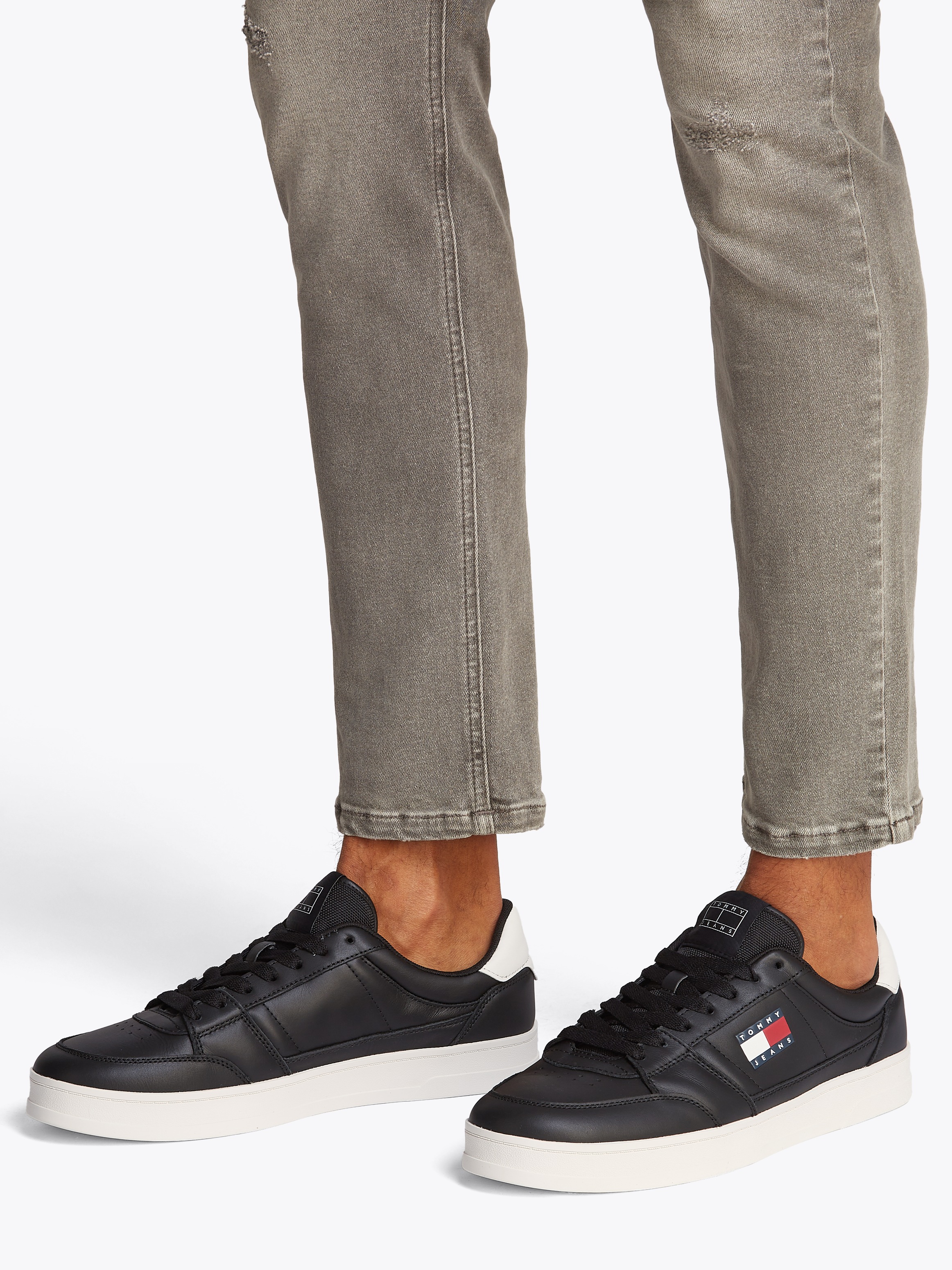 Tommy Jeans Sneaker »TJM THE GREENWICH NEW ESS«, Freizeitschuh, Halbschuh, Schnürschuh im Basekt-Style