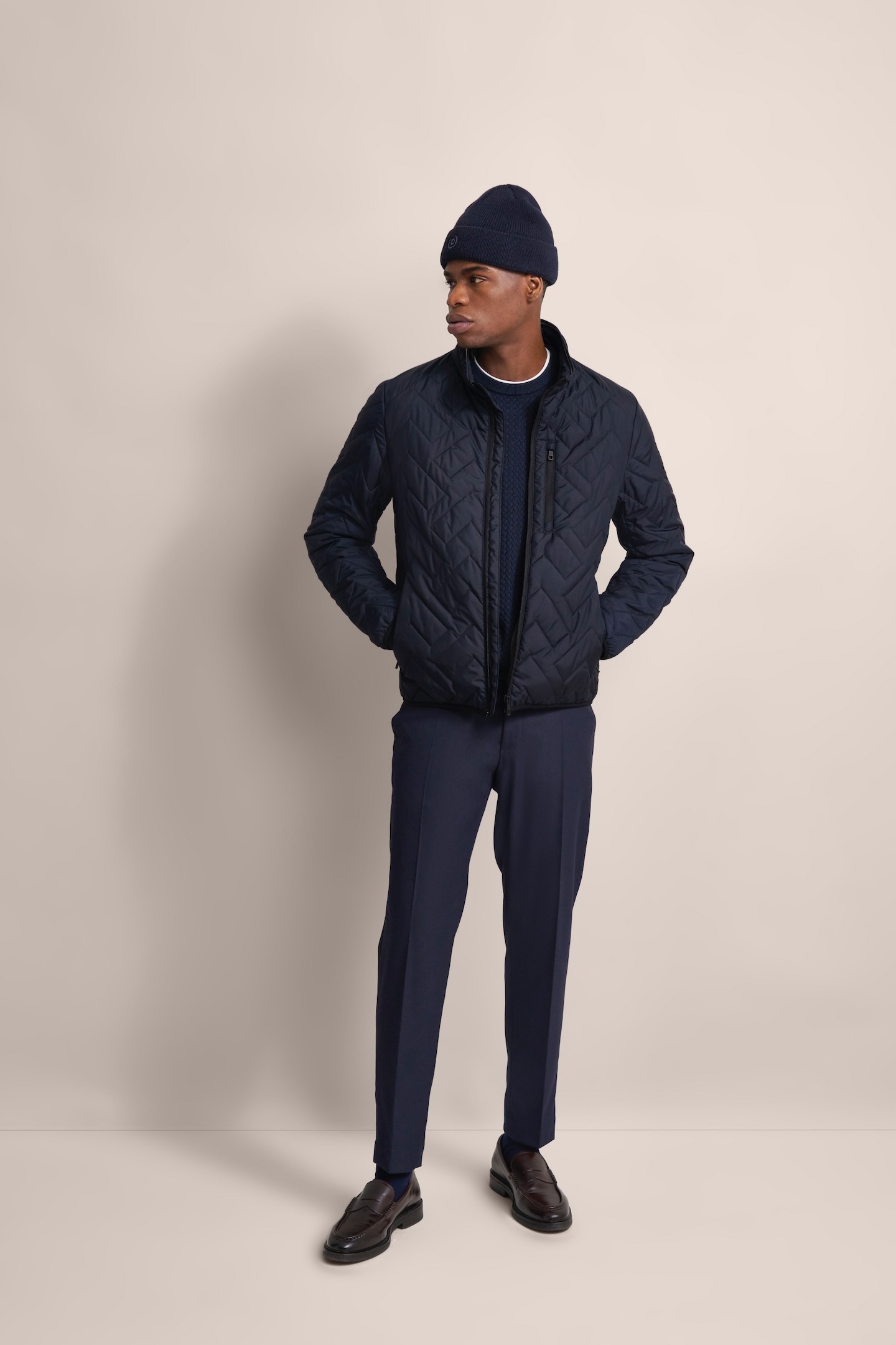 bugatti Blouson, ohne Kapuze, in Steppoptik