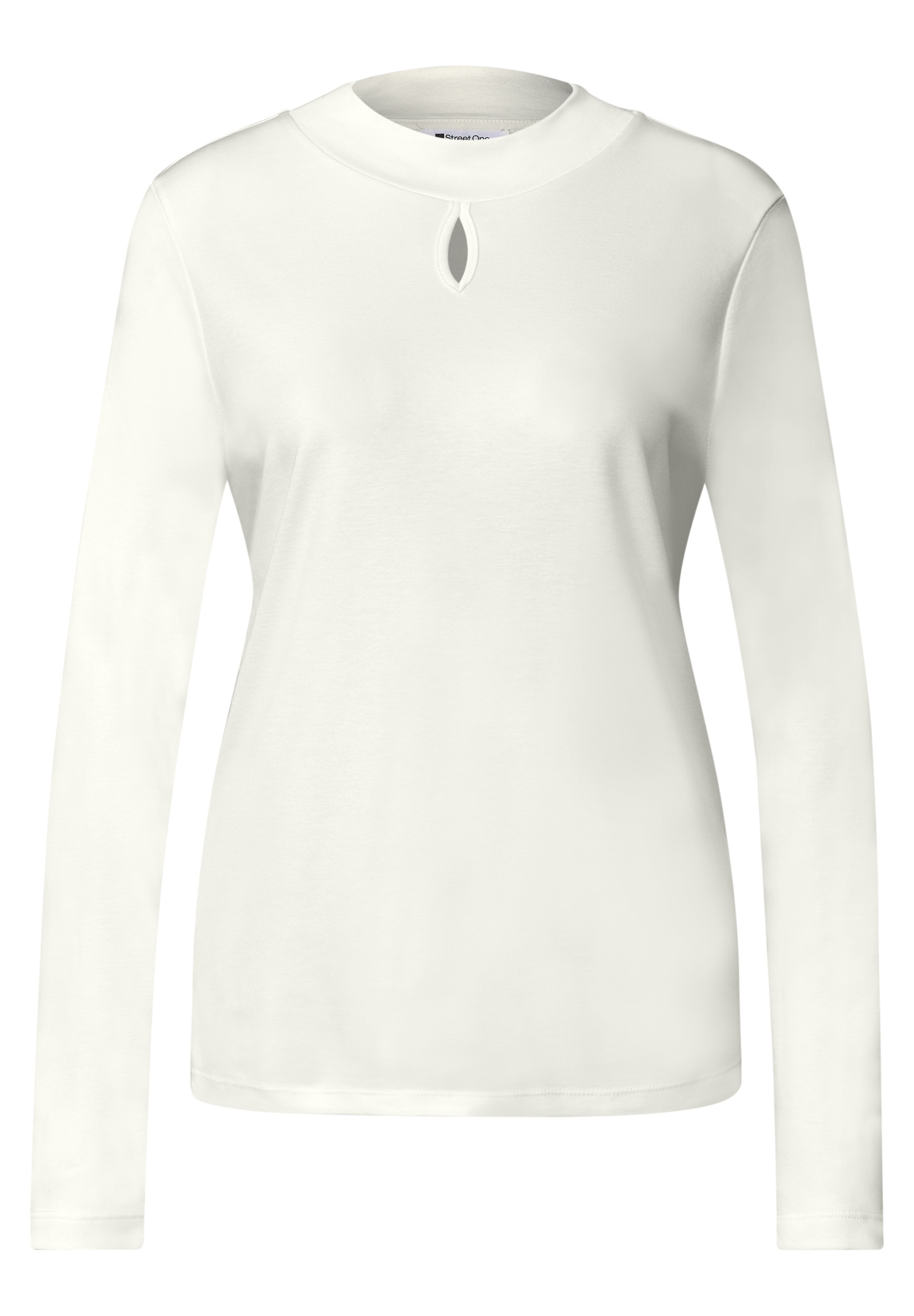 STREET ONE Langarmshirt mit Stehkragen
