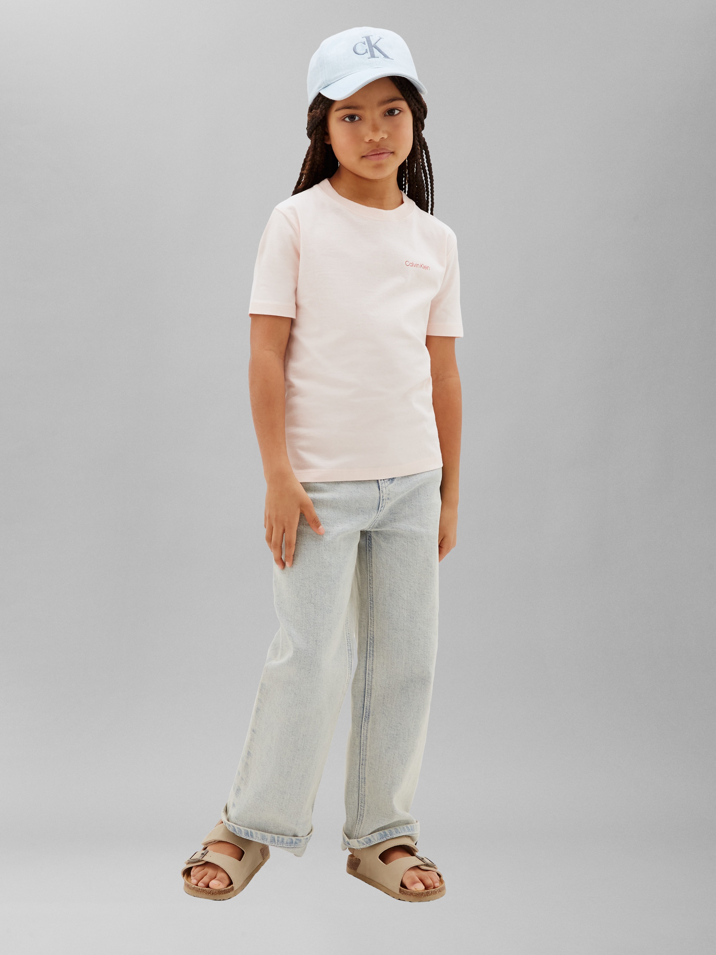 Calvin Klein Jeans T-Shirt »SMALL CHEST INST.LOGO SS T-SHIRT« Regular fit, Logoschriftzug