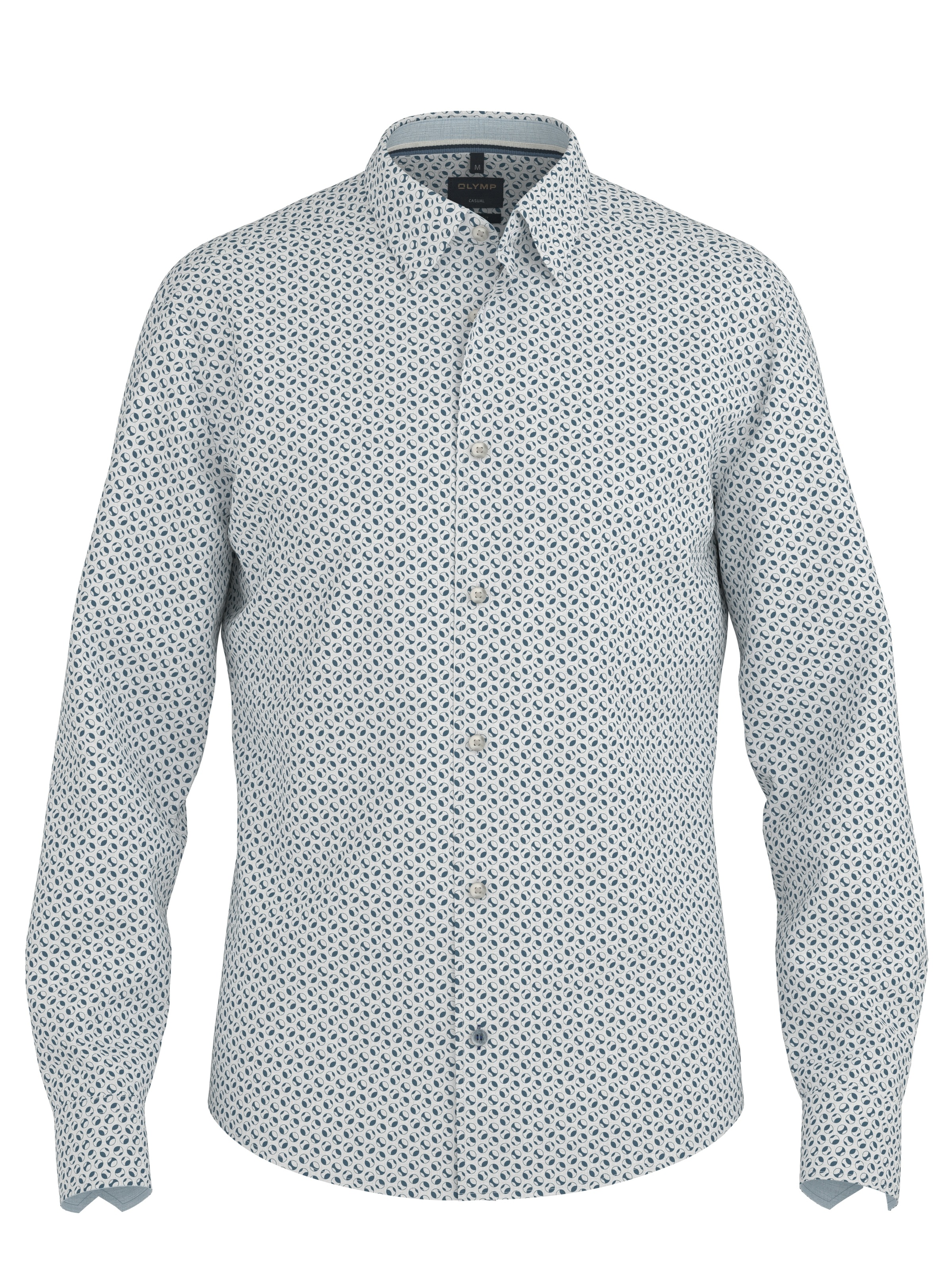 OLYMP Leinenhemd mit Minimal-Muster, aus Leinen, regular fit günstig online kaufen