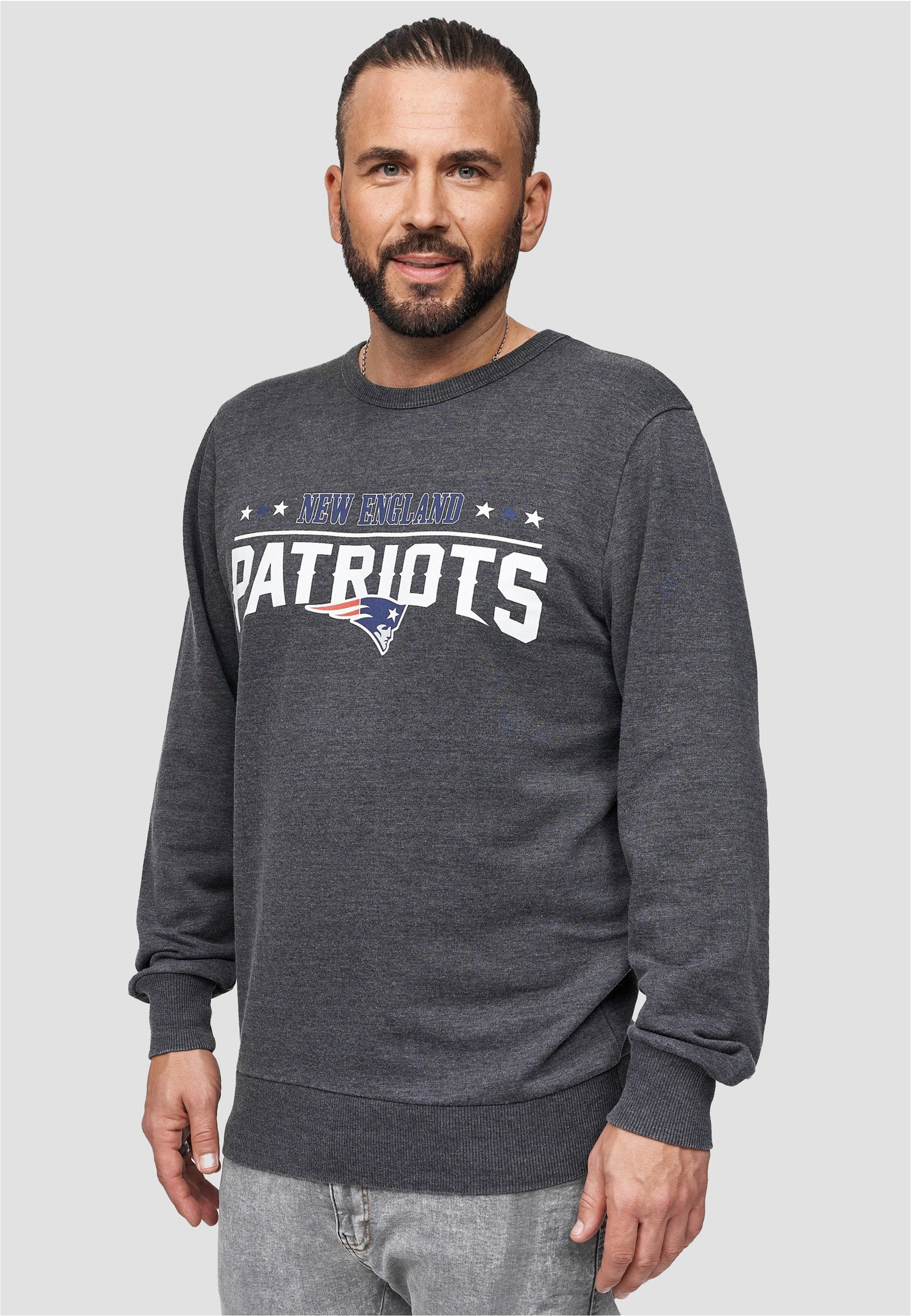 Recovered Sweatshirt »New England Patriots«, für alle New England Patriots-Fans