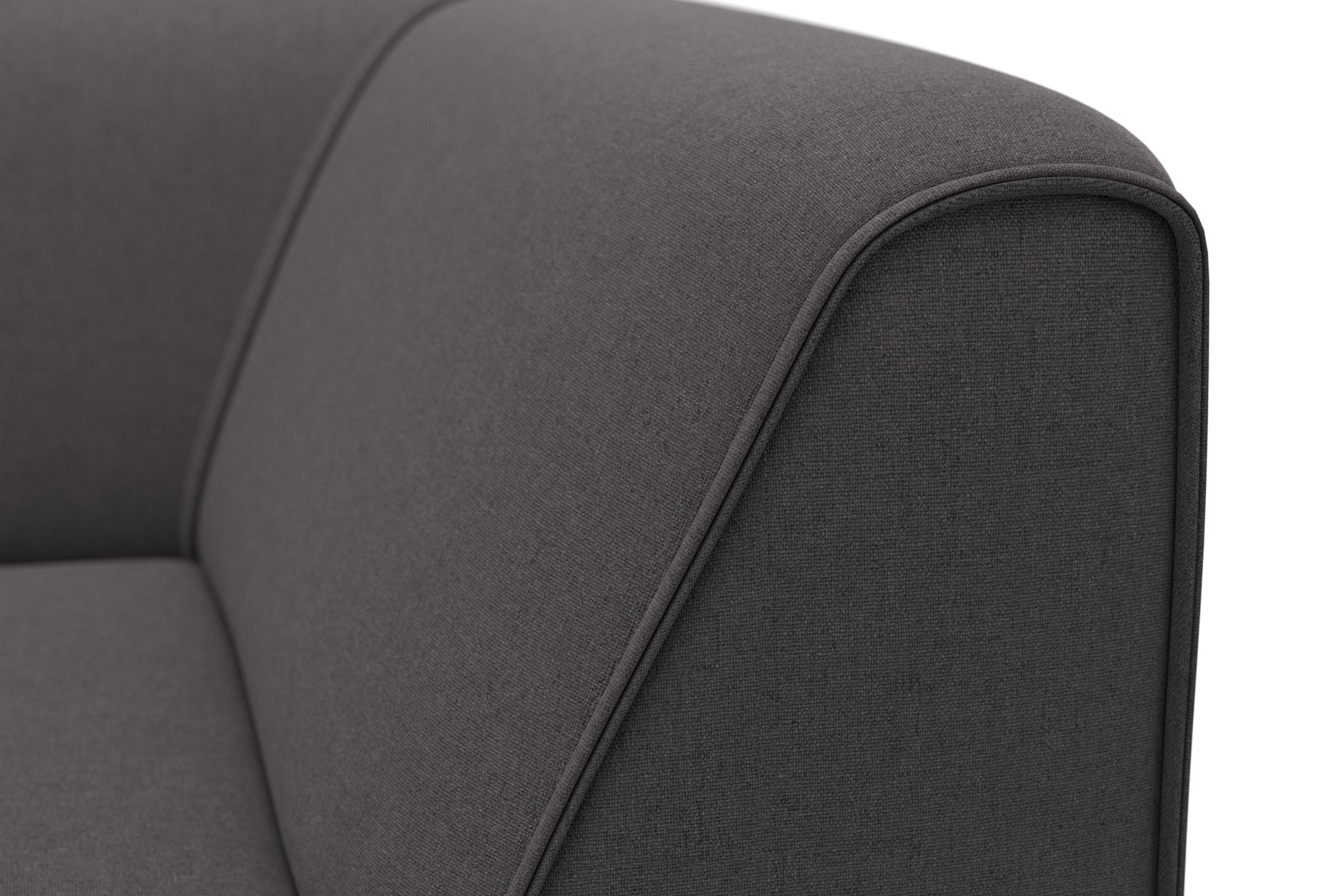 RAUM.ID Sofa-Eckelement »Merid, Sofaelement, Maße B/T/H: 97/97/46 cm«, als Modul oder separat verwendbar, für individuelle Zusammenstellung