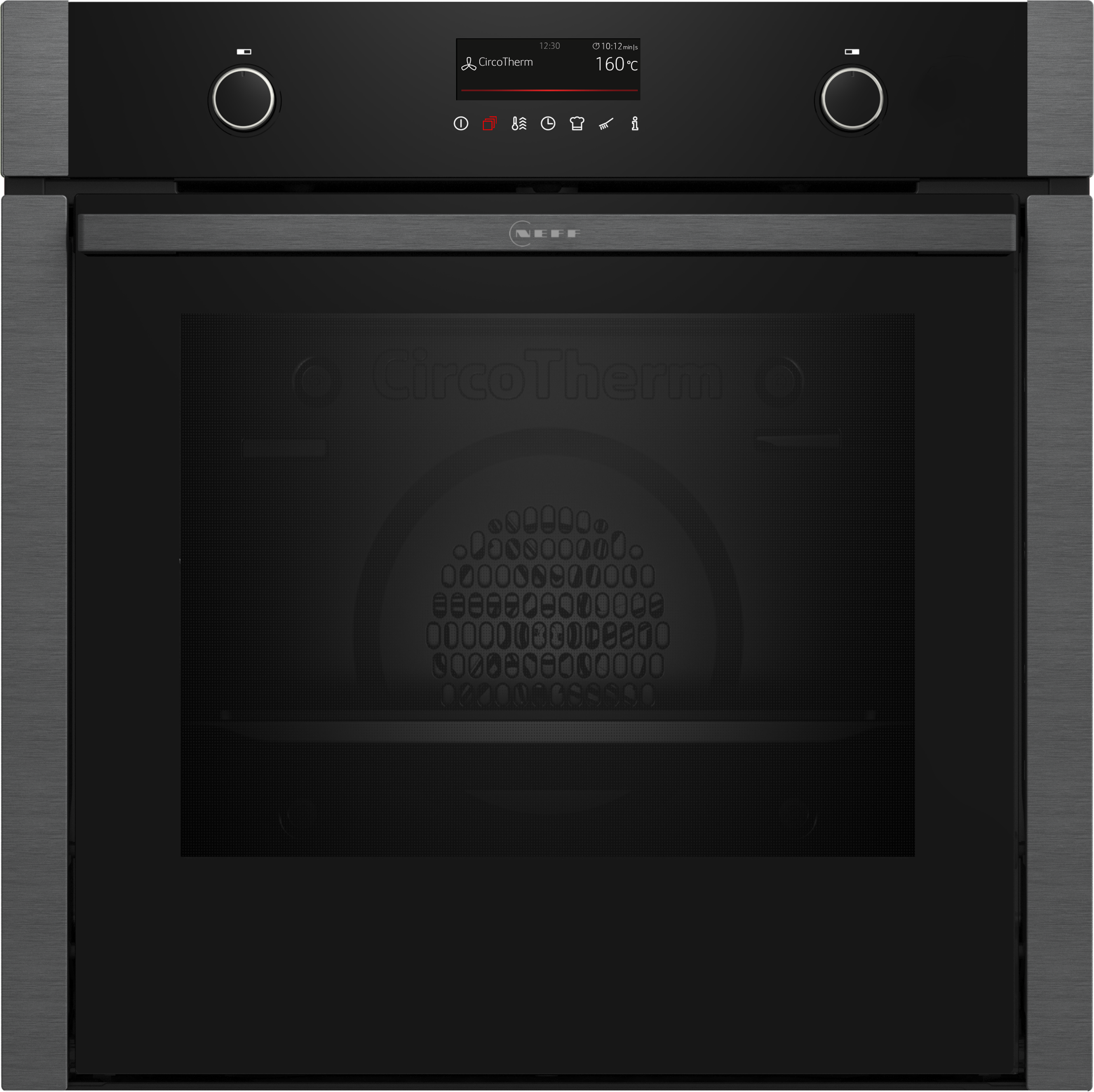 NEFF N 50 "B6ACP7AG3" mit Teleskopauszug nachrüstbar mit Pyrolyse-Selbstreinigung Hide Backofentür & knusper-gesunde Air Fry-Funktion