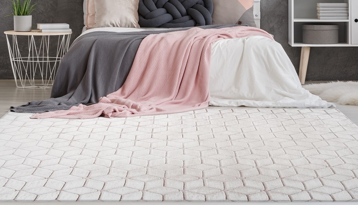 calo-deluxe Teppich "Jardan-1000" rechteckig 20 mm Höhe besonders weich durch Microfaser, Wohnzimmer