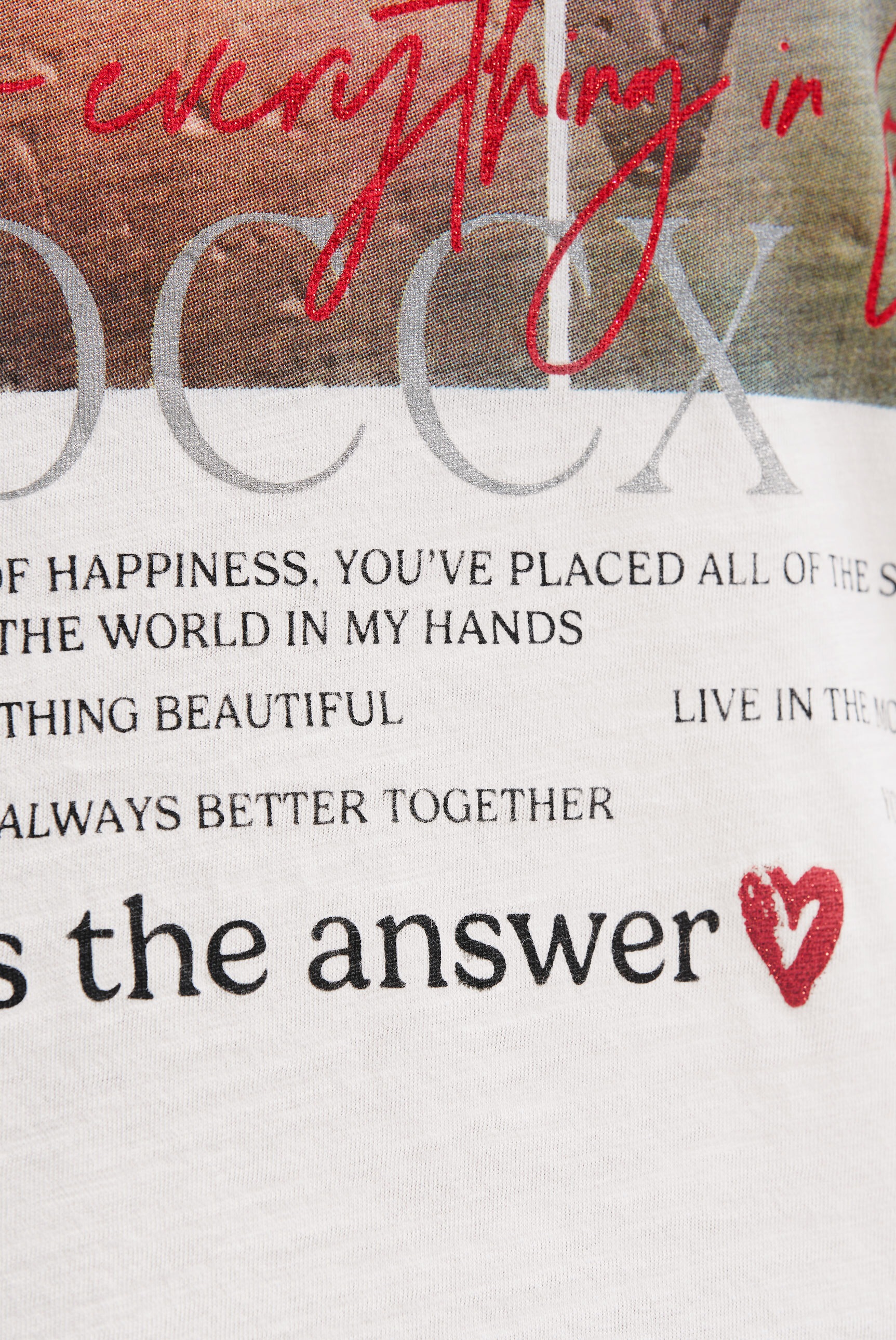 SOCCX Rundhalsshirt mit Necktape