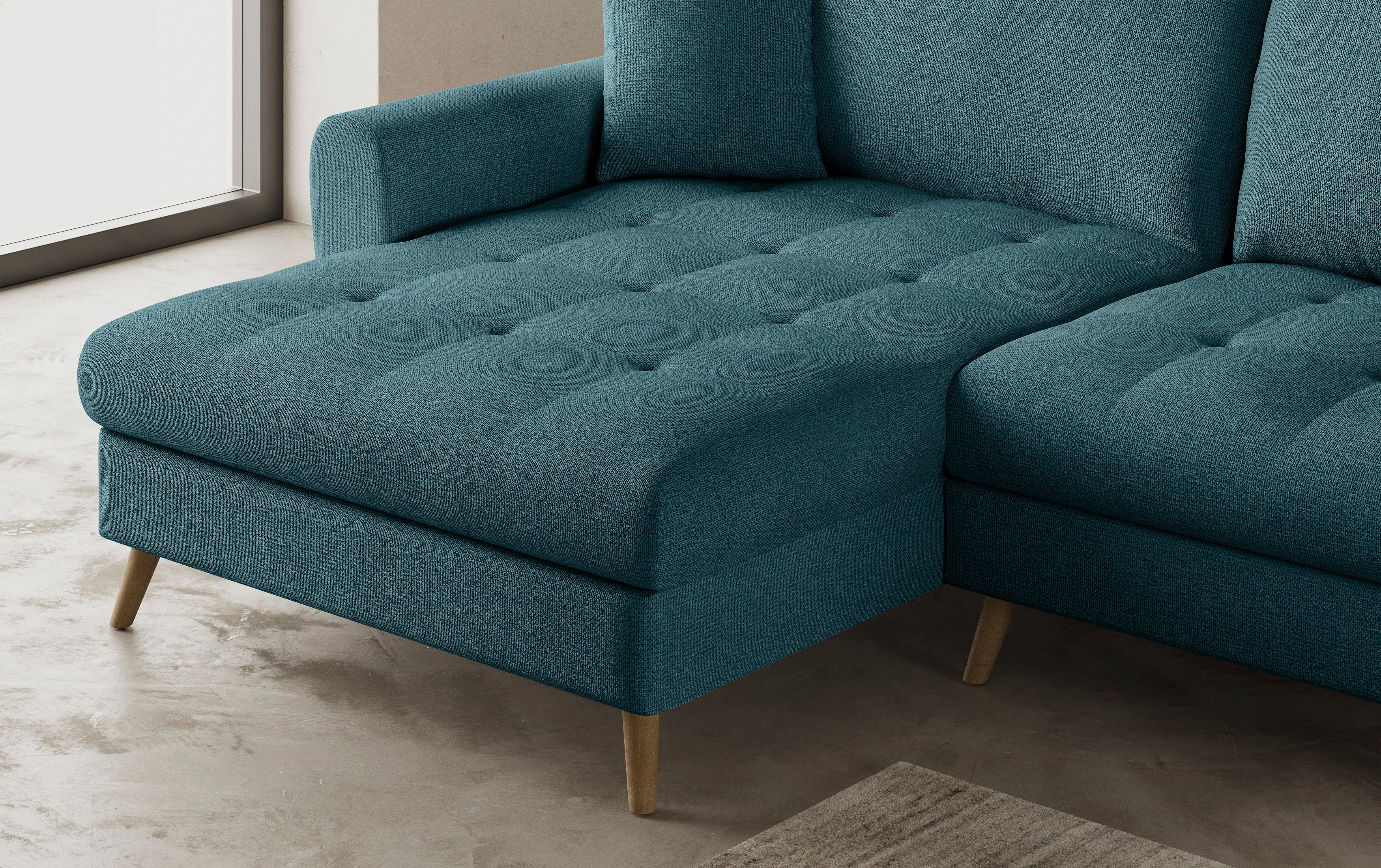 Thumbnail - Mr. Couch Ecksofa "Blackburn II, L-Form", Mit Kaltschaumpolsterung bis 140 kg belastbar