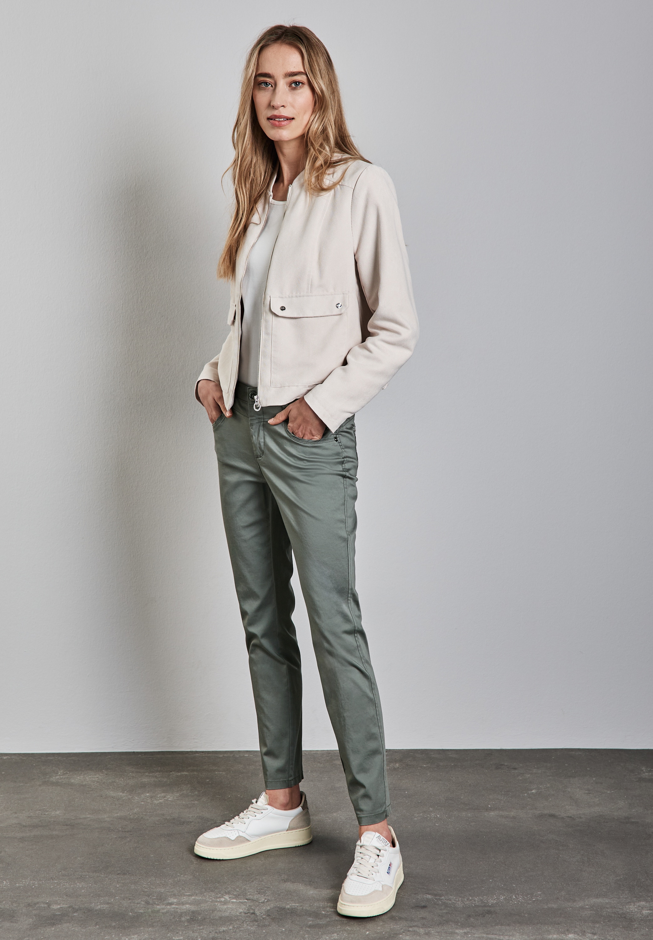 STREET ONE Chinohose, Middle Waist