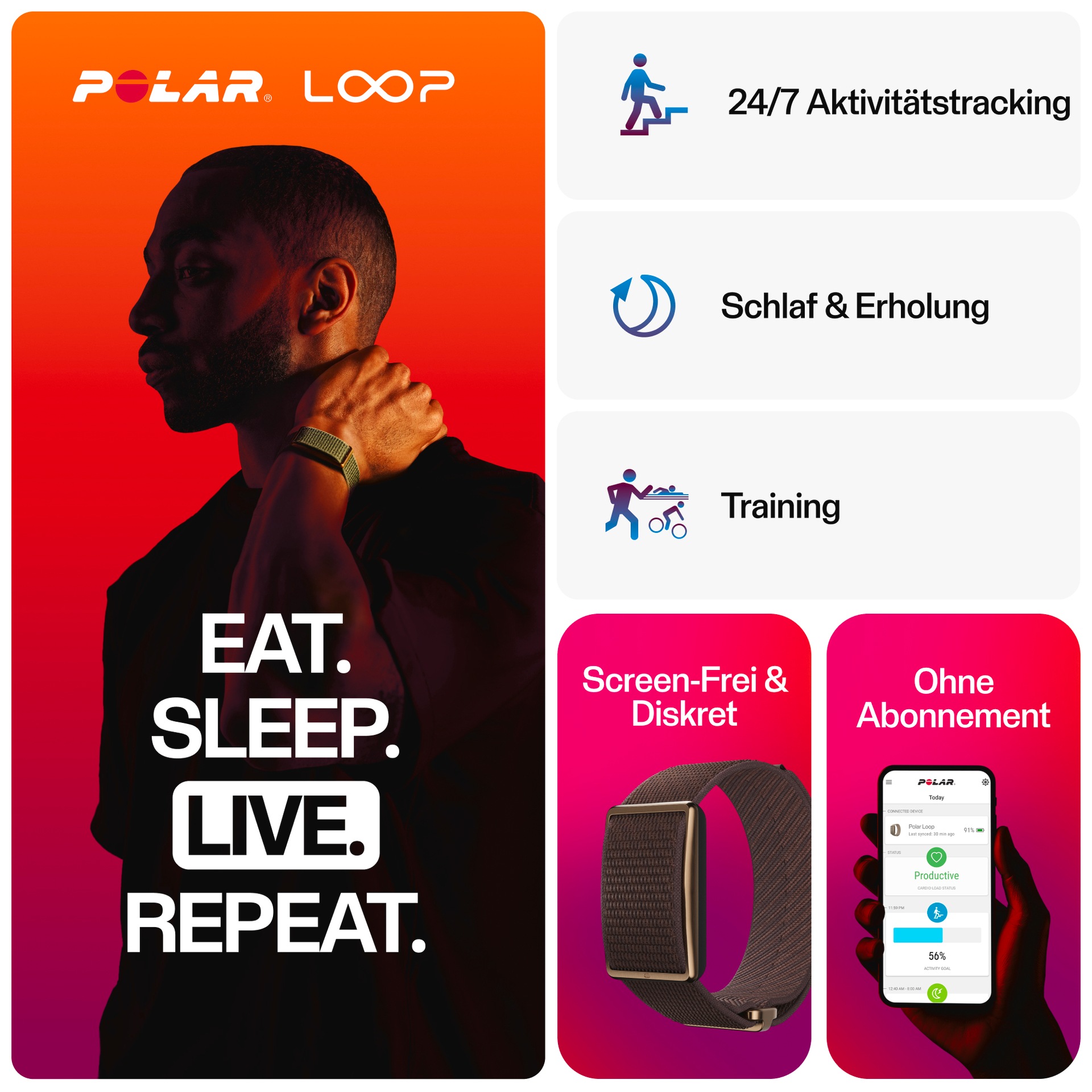 Polar Fitness-Tracker »LOOP GEN2 S-L«
