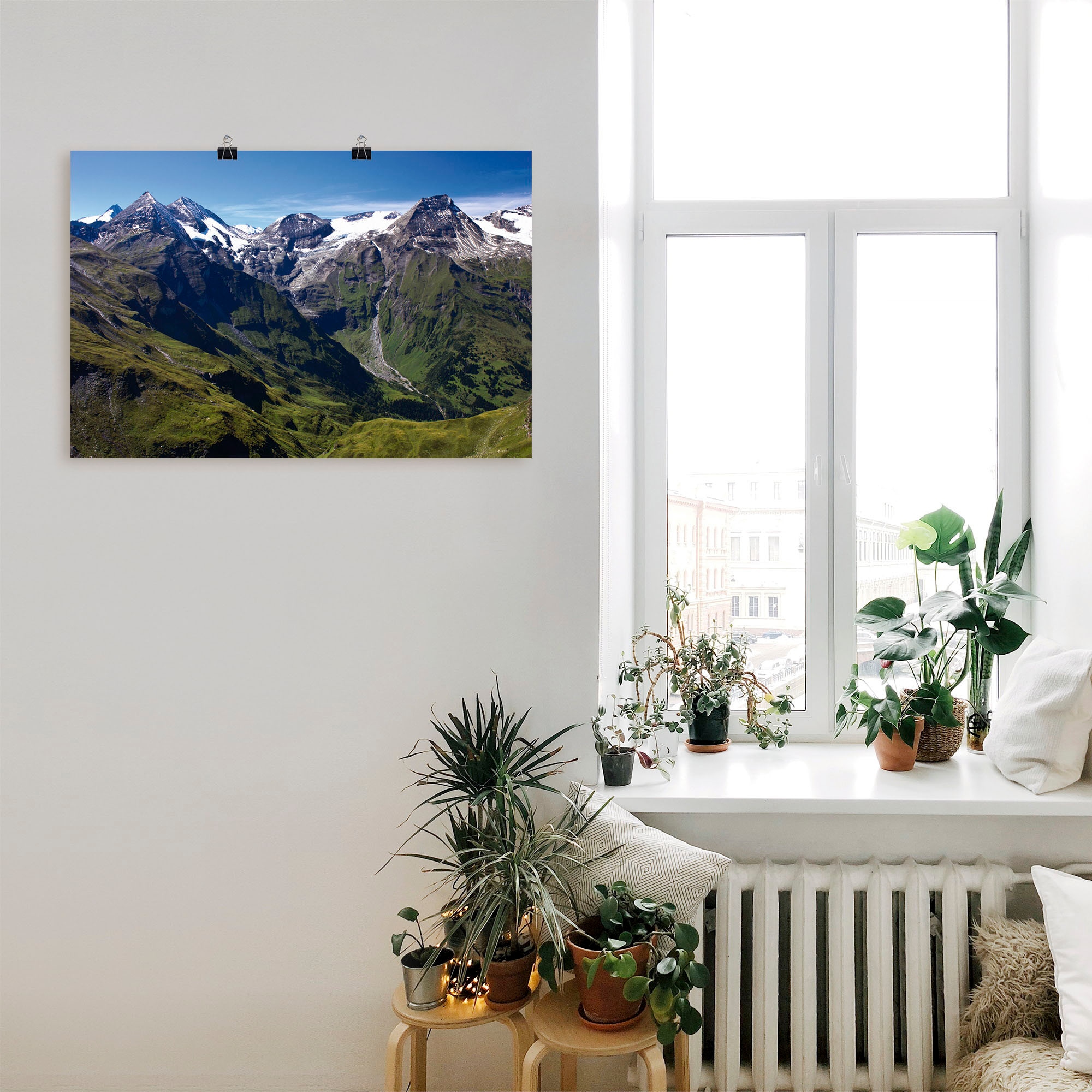 Artland Wandbild »Berge rund um den Großglockner«, Berge, (1 St.), als Leinwandbild, Poster in verschied. Größen