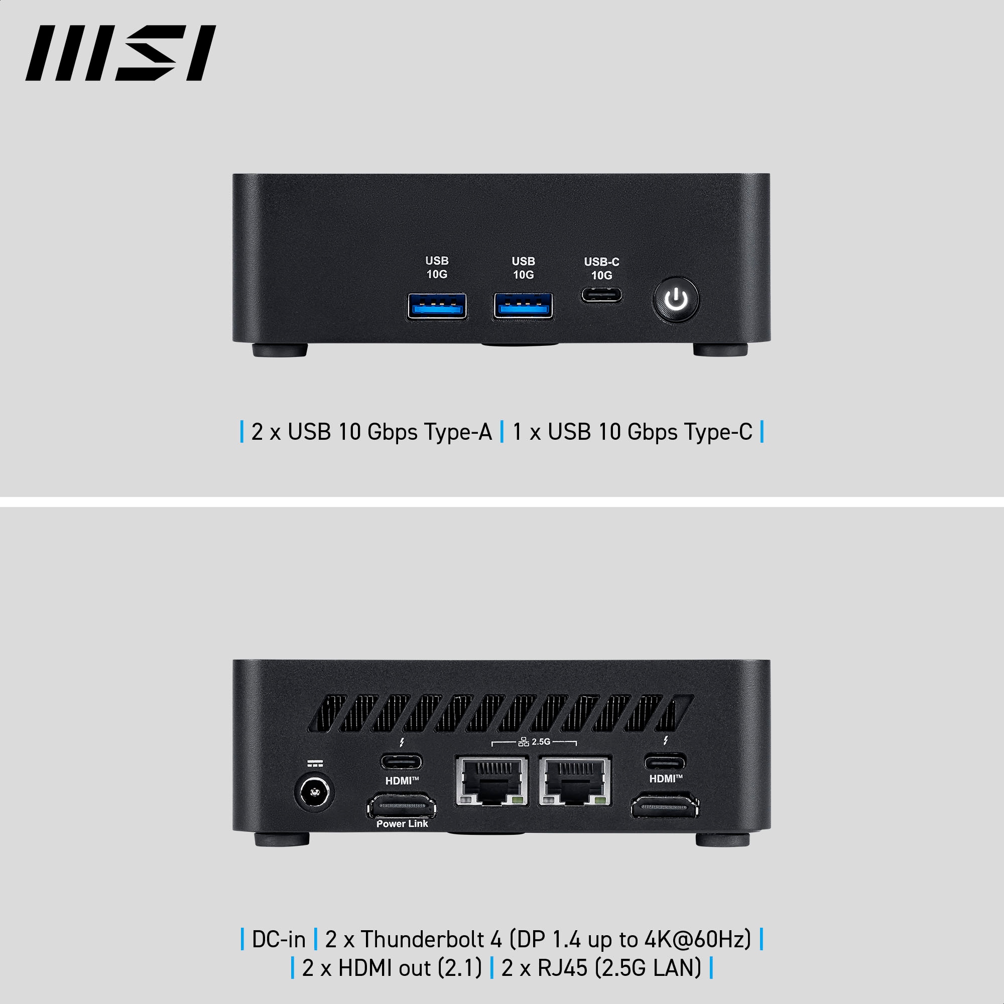 MSI Mini-PC »Cubi NUC AI 1UMG-021DE«