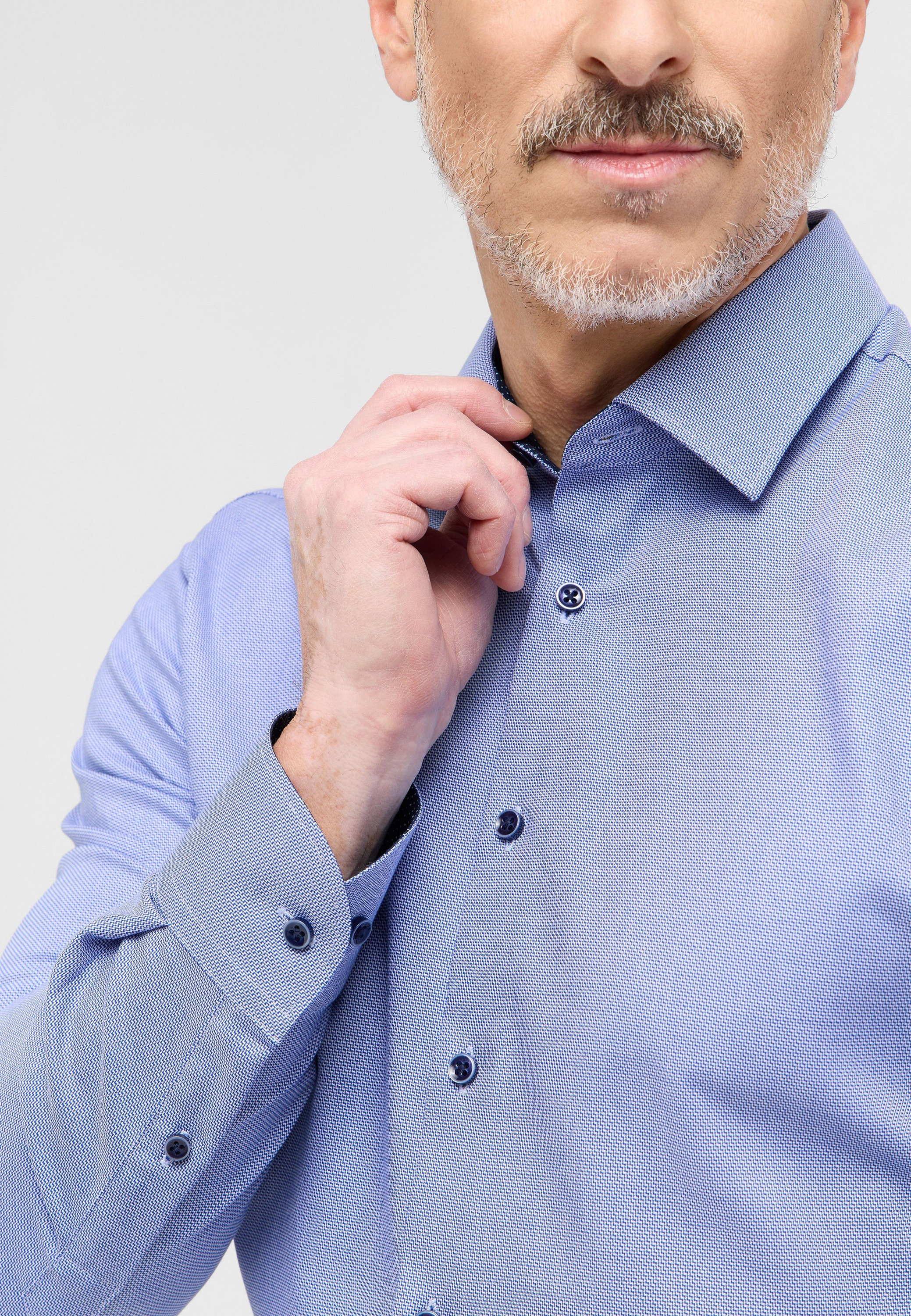 Thumbnail - Eterna Langarmhemd "SLIM FIT", NON IRON (bügelfrei)