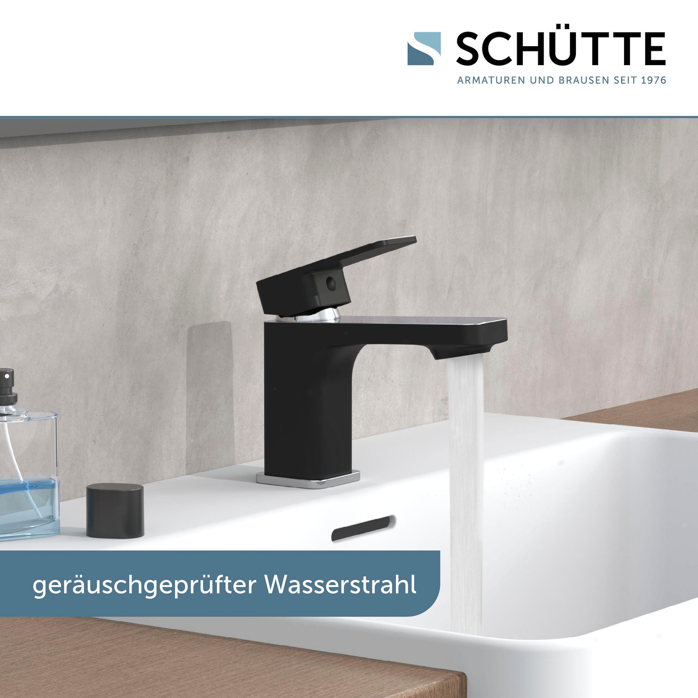Schütte Waschtischarmatur »Madagaskar«, Wasserhahn mit Ablaufgarnitur, Mischbatterie mit Pop Up Abflussstopfen