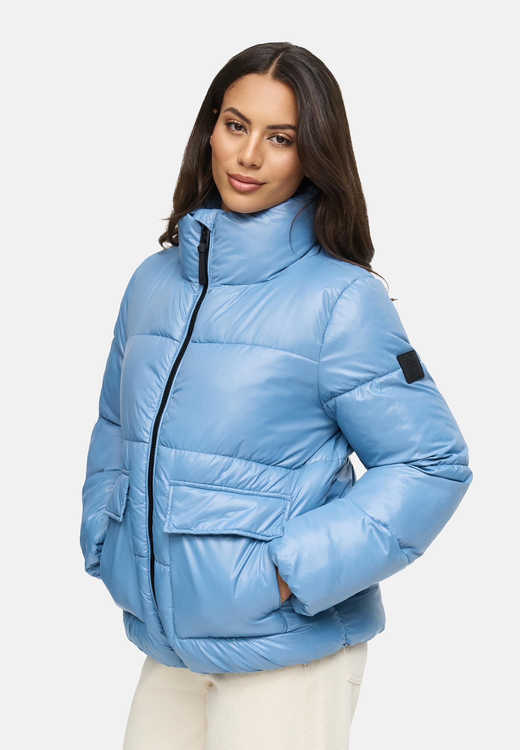 Navahoo Kurzjacke »Eispracht 14«, ohne Kapuze, Kurze gesteppte Damen Winterjacke