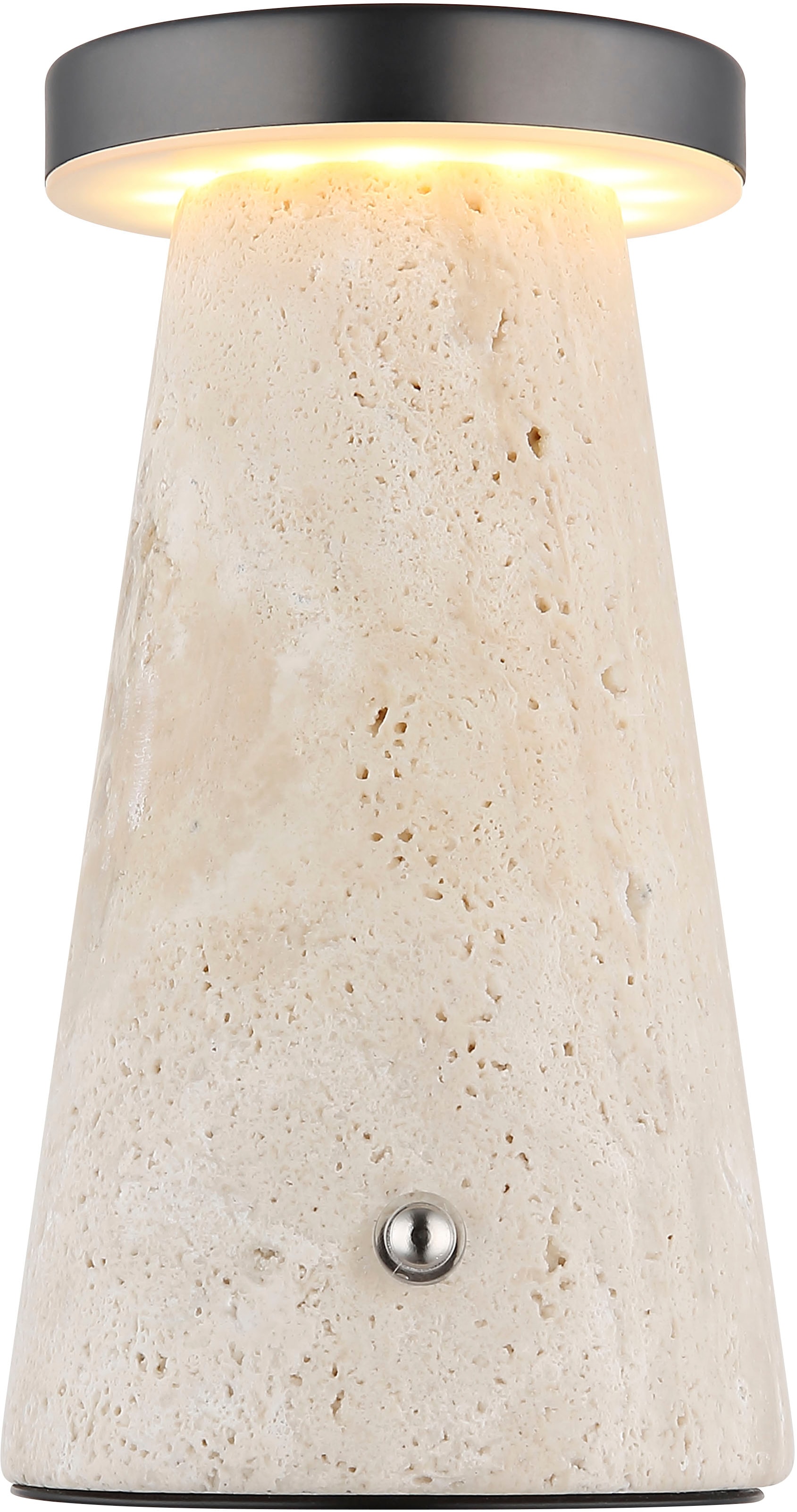 GLOBO LIGHTING Tischleuchte »ADINA« LED-Modul 1 Stk. Akku Tischleuchte für Wohn- & Schlafzimmer