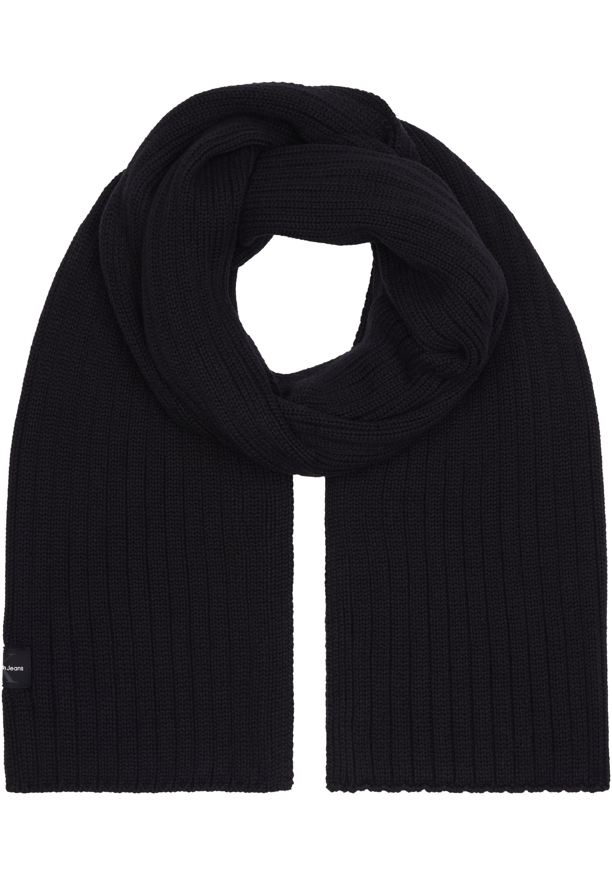 Calvin Klein Jeans Schal "MONO LOGO PATCH SCARF RUB", mit Logopatch günstig online kaufen