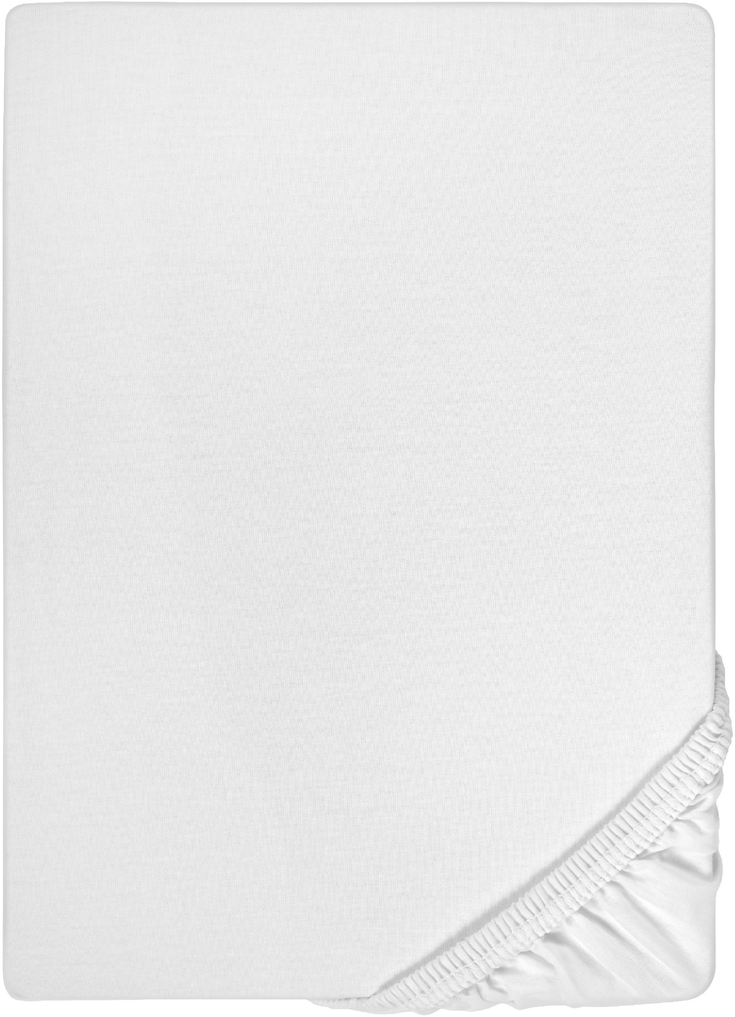 Thumbnail - Biberna Spannbettlaken "Thea" aus Baumwolle, für Matratzen bis 25 cm Höhe, Bettlaken, Spannbetttuch