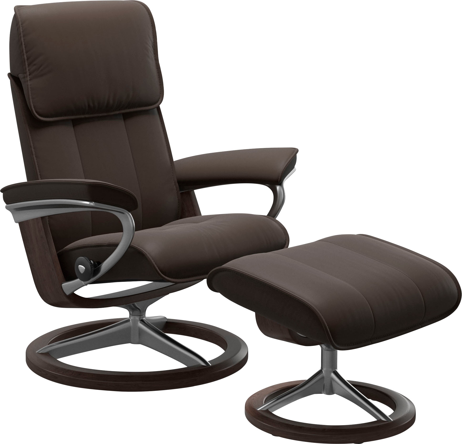 Stressless Relaxsessel "Admiral" mit Signature Base, Größe M & L, Gestell Wenge