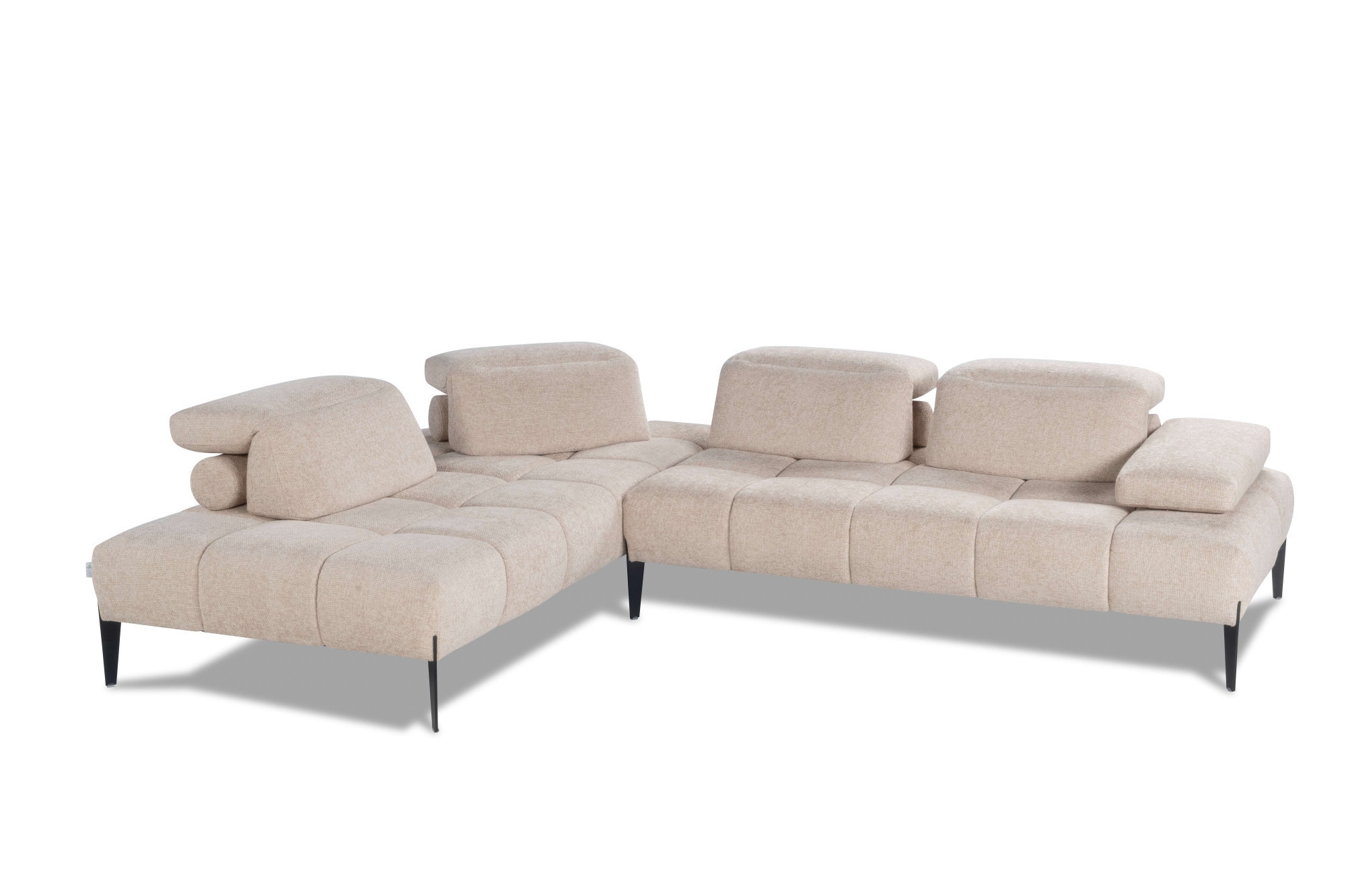 CALIA ITALIA Ecksofa "Skyline, Made in Italy, Design-Sofa, L-Form, mit Sitz günstig online kaufen