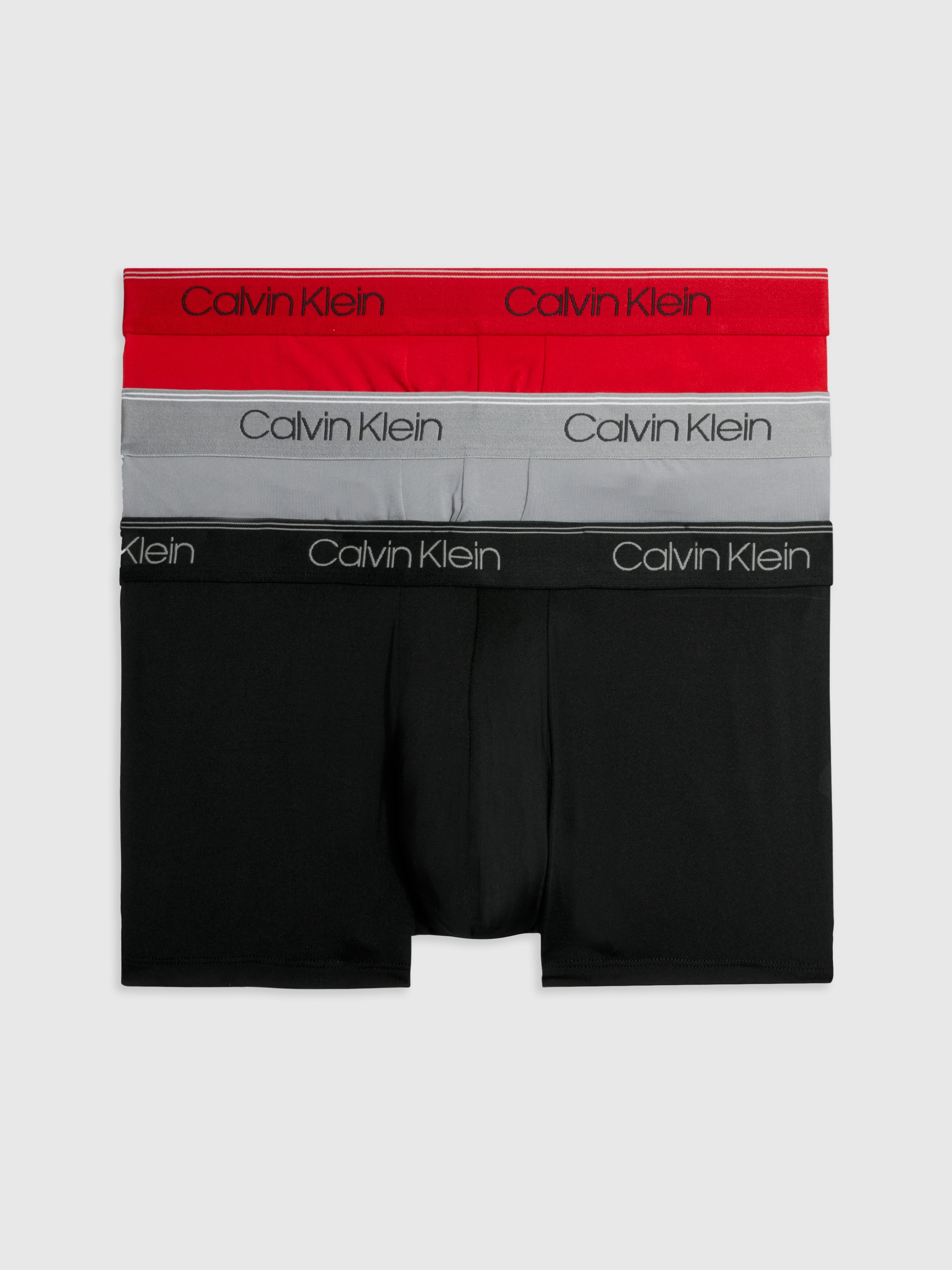 Calvin Klein Underwear Trunk »LOW RISE TRUNK 3PK«, (Packung, 3 St., 3er), mit Logo-Stretchbund