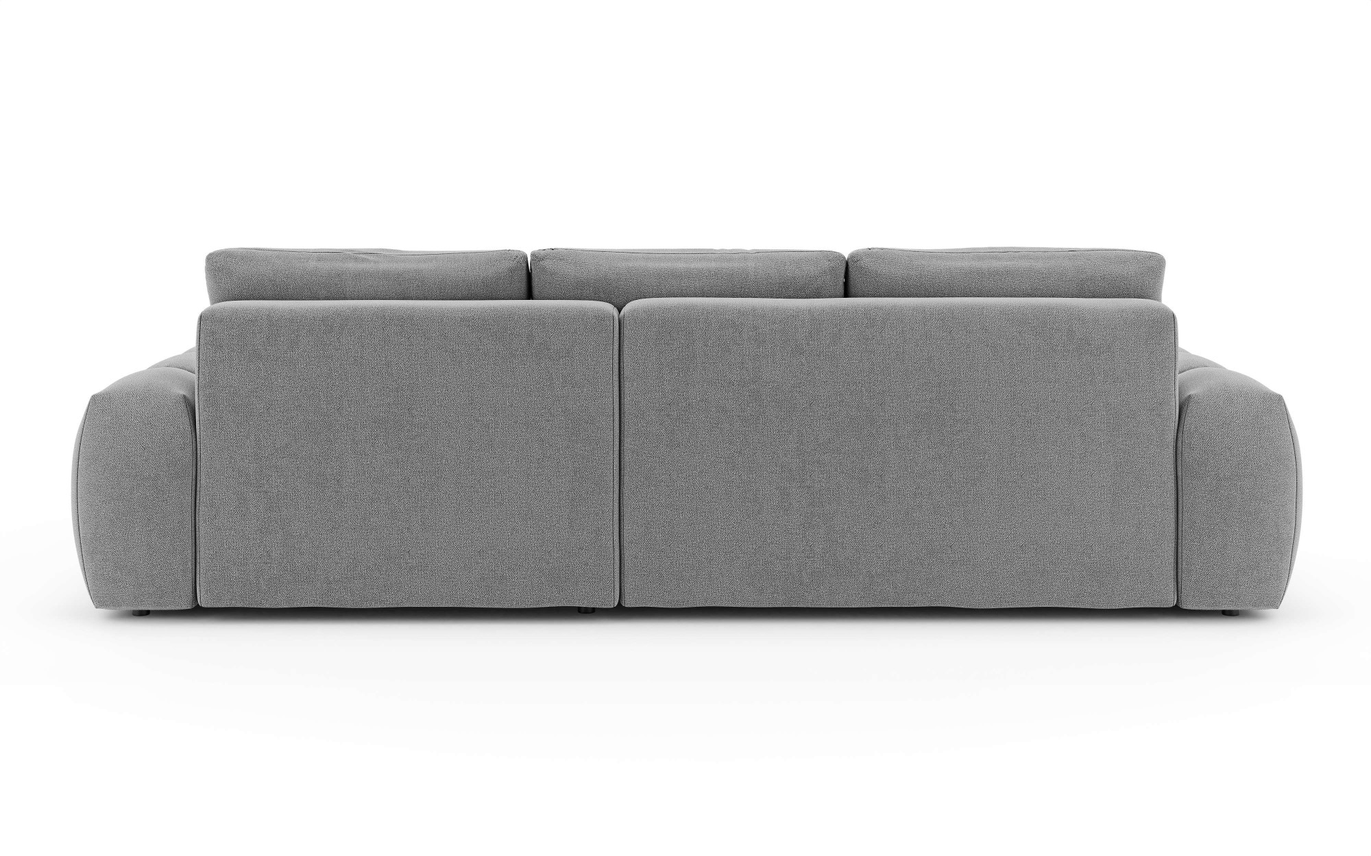 INOSIGN Ecksofa »AZITA klein optionale Schlafsofa mit Bettkasten, B/T/H: 270/166,5/84cm«, L-Form mit Wellenunterfederung, Bubble-Optik