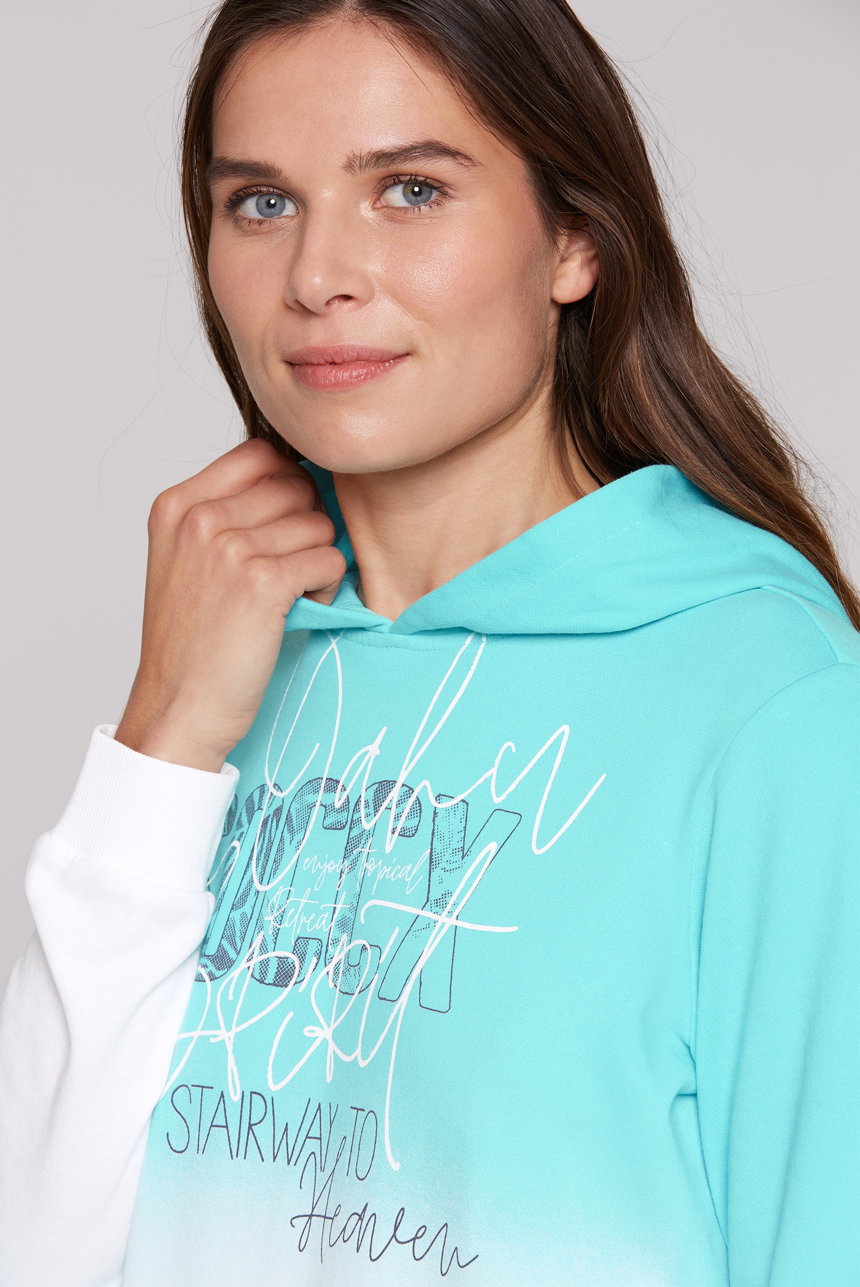 SOCCX Kapuzensweatshirt, mit Farbverlauf