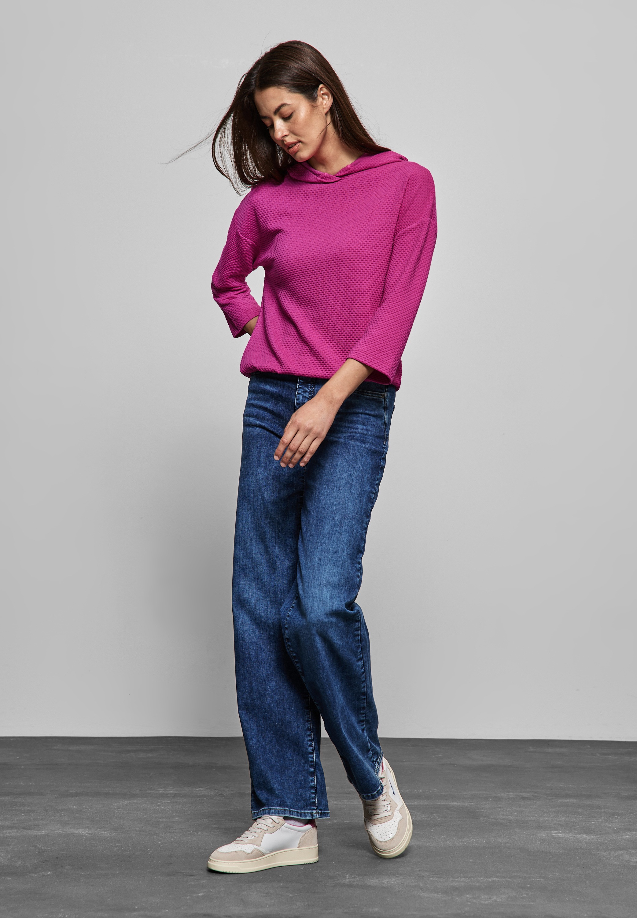 STREET ONE 3/4-Arm-Shirt, mit 3/4 Ärmeln