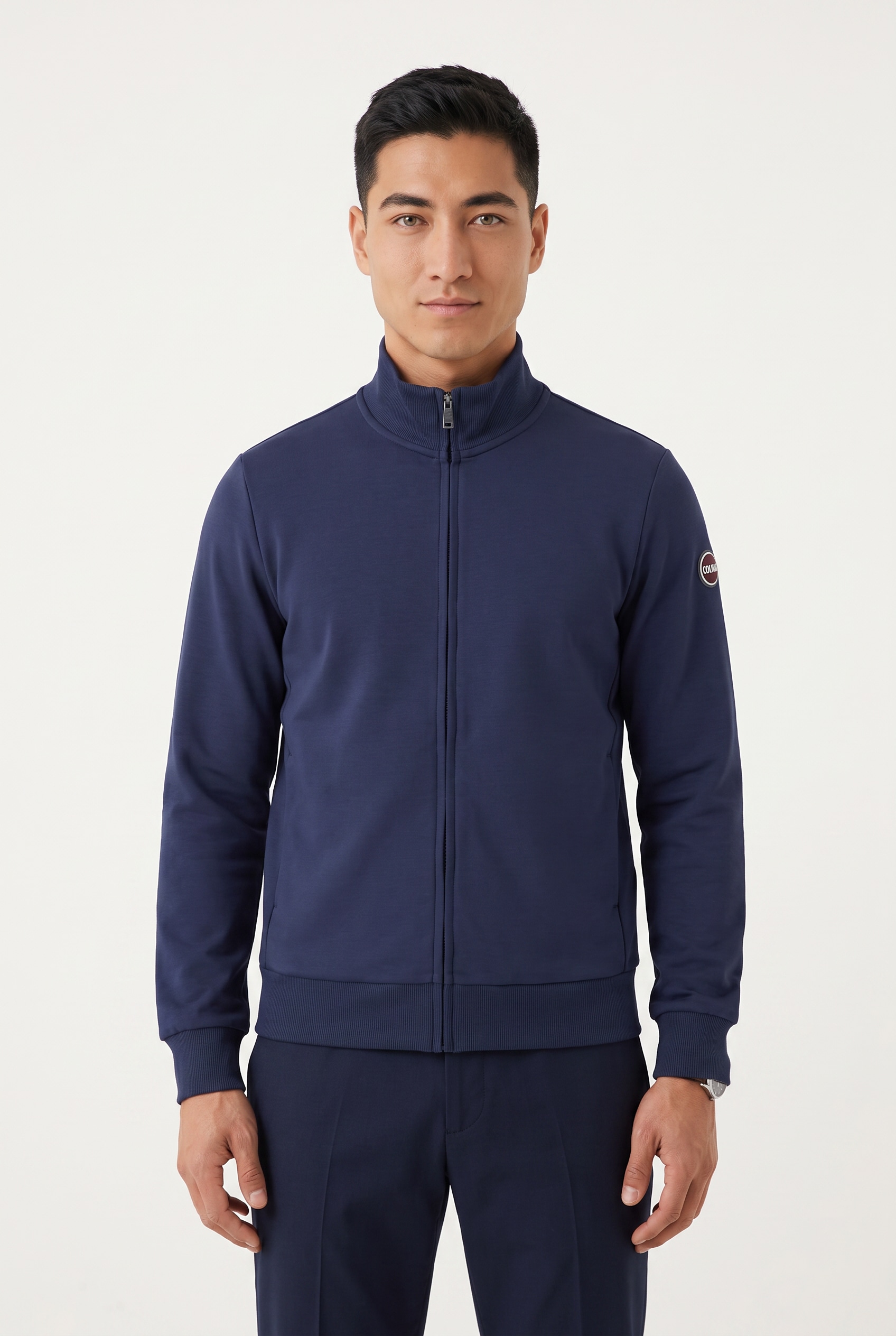 Colmar Sweatjacke »MENS SWEATJACKET« mit geripptem Stehkragen, aus Baumwolle, Regular Fit