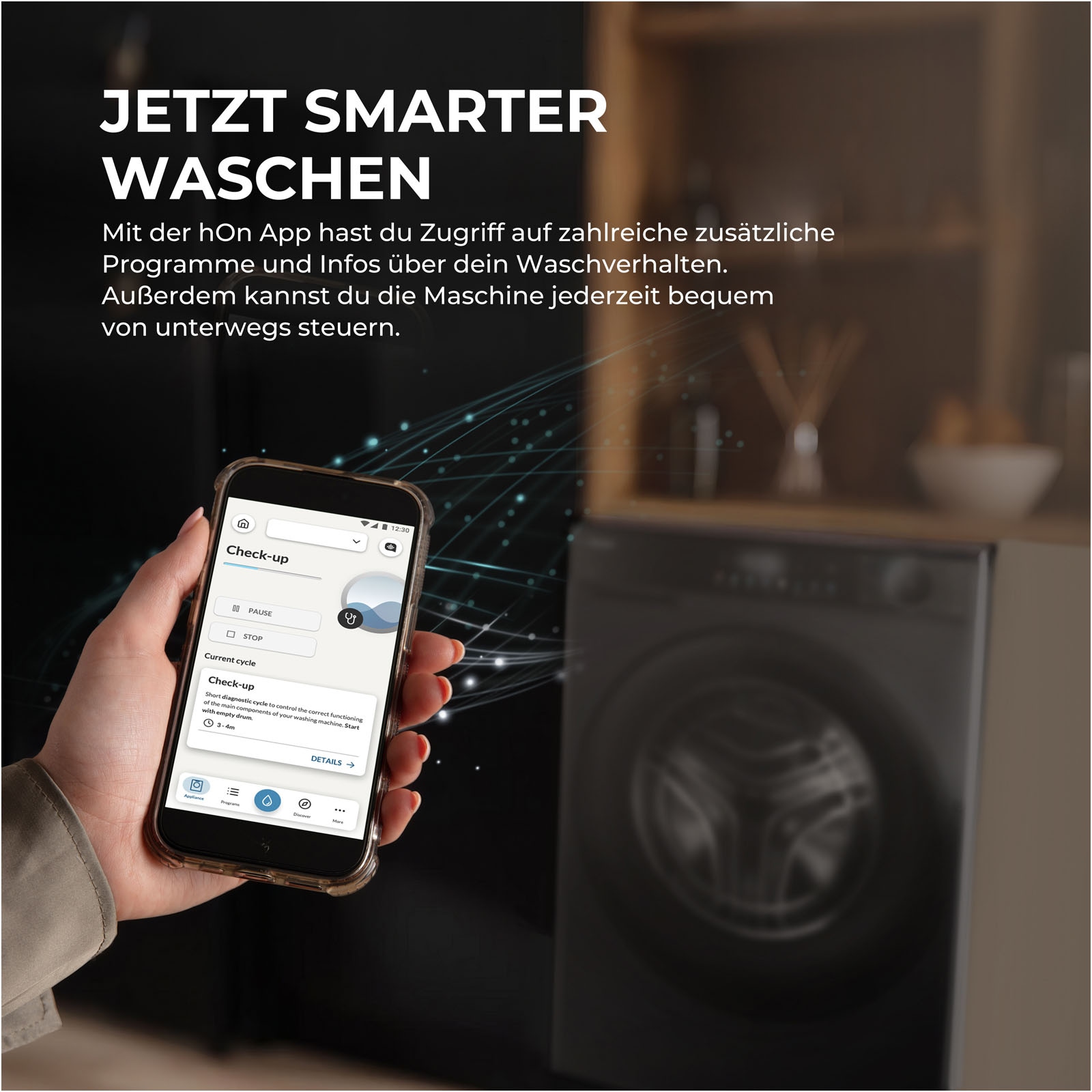 Haier Waschmaschine ERROR:#N/A »HW90-BP14657BTU1« 9 kg 1400 U/min Smart AI Automatikprogramm & Wi-Fi