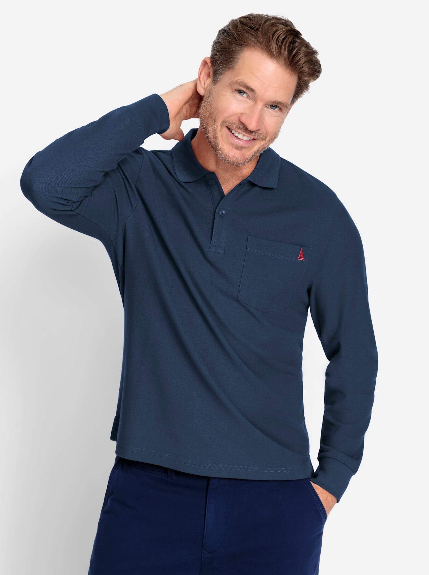 Catamaran Poloshirt "Langarm-Poloshirt", 1 Stk. günstig online kaufen