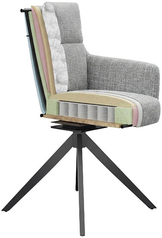 Home affaire Esszimmerstuhl "Valldemossa" (Set) 2 Stk.pflegeleichter Boucle günstig online kaufen