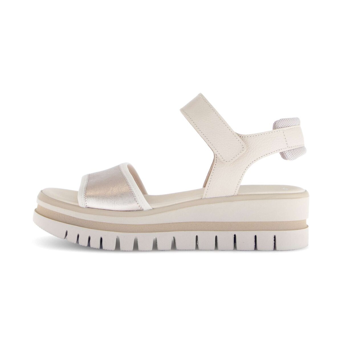 Gabor Plateausandaletten "Plateau Sandale Materialmix Leder/Lederimitat" günstig online kaufen