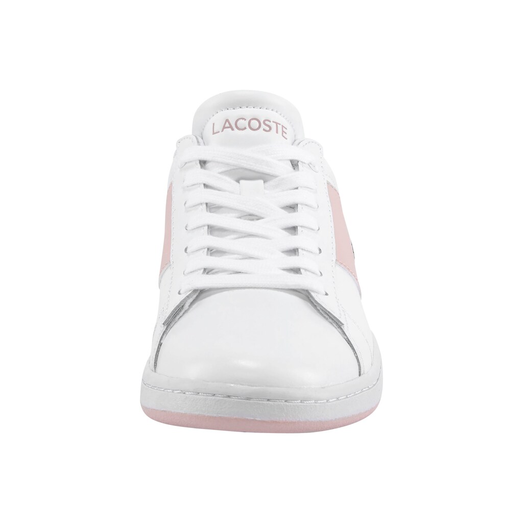 Schuhe Halbschuhe Lacoste Sneaker »CARNABY EVO 0722 4 SFA« weiß-rosa Schuhe Halbschuhe Lacoste Sneaker »CARNABY EVO 0722 4 SFA« weiß-rosa