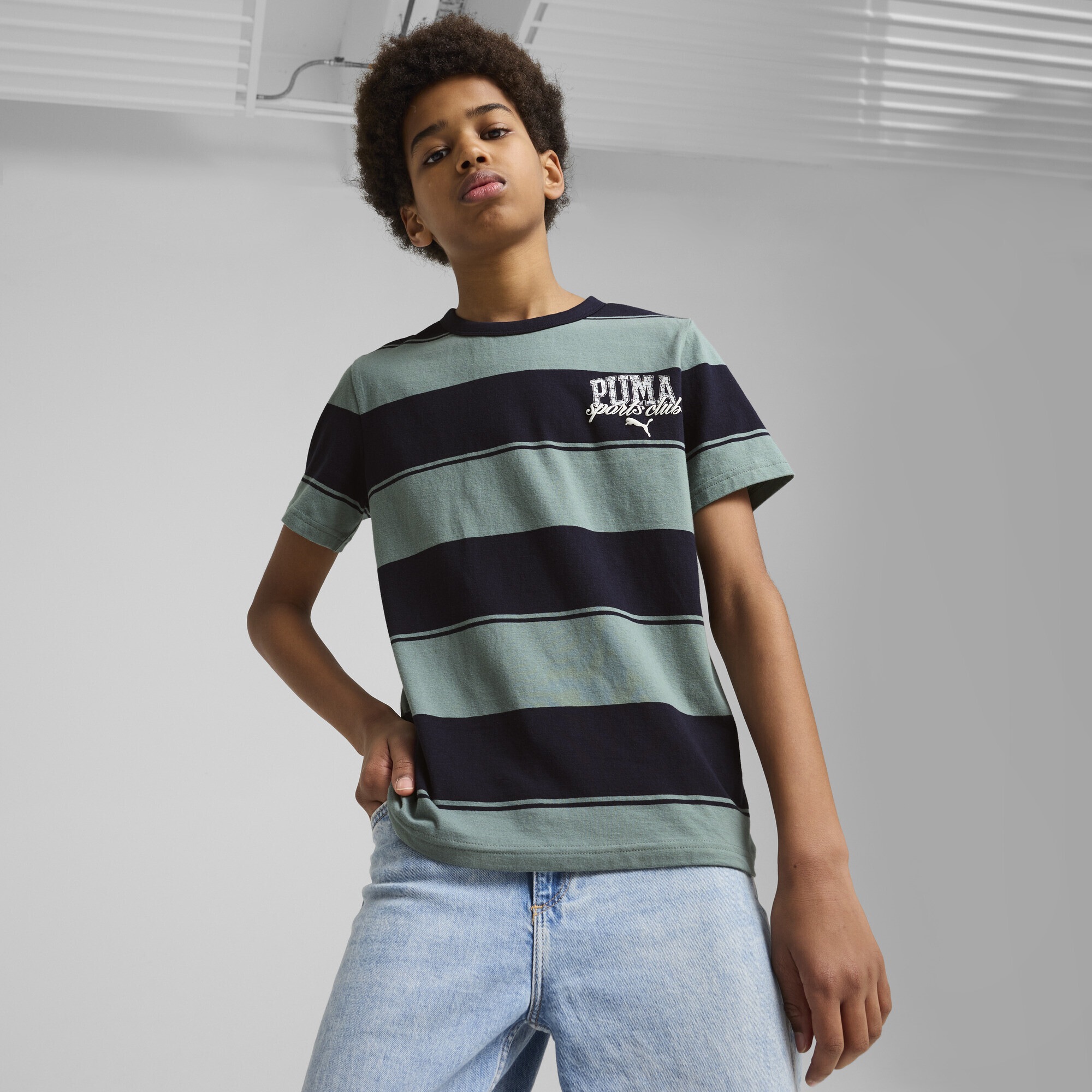 PUMA T-Shirt »PUMA Class Gestreiftes T-Shirt Jungen«