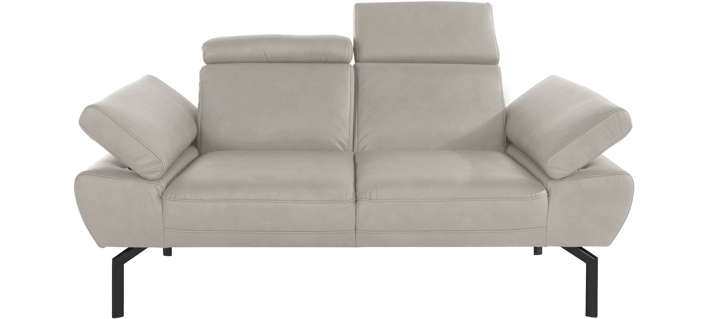 BAUR 2-Sitzer Lederoptik Luxus-Microfaser Style »Trapino Places Rückenverstellung, bestellen Luxus«, of wahlweise in mit |