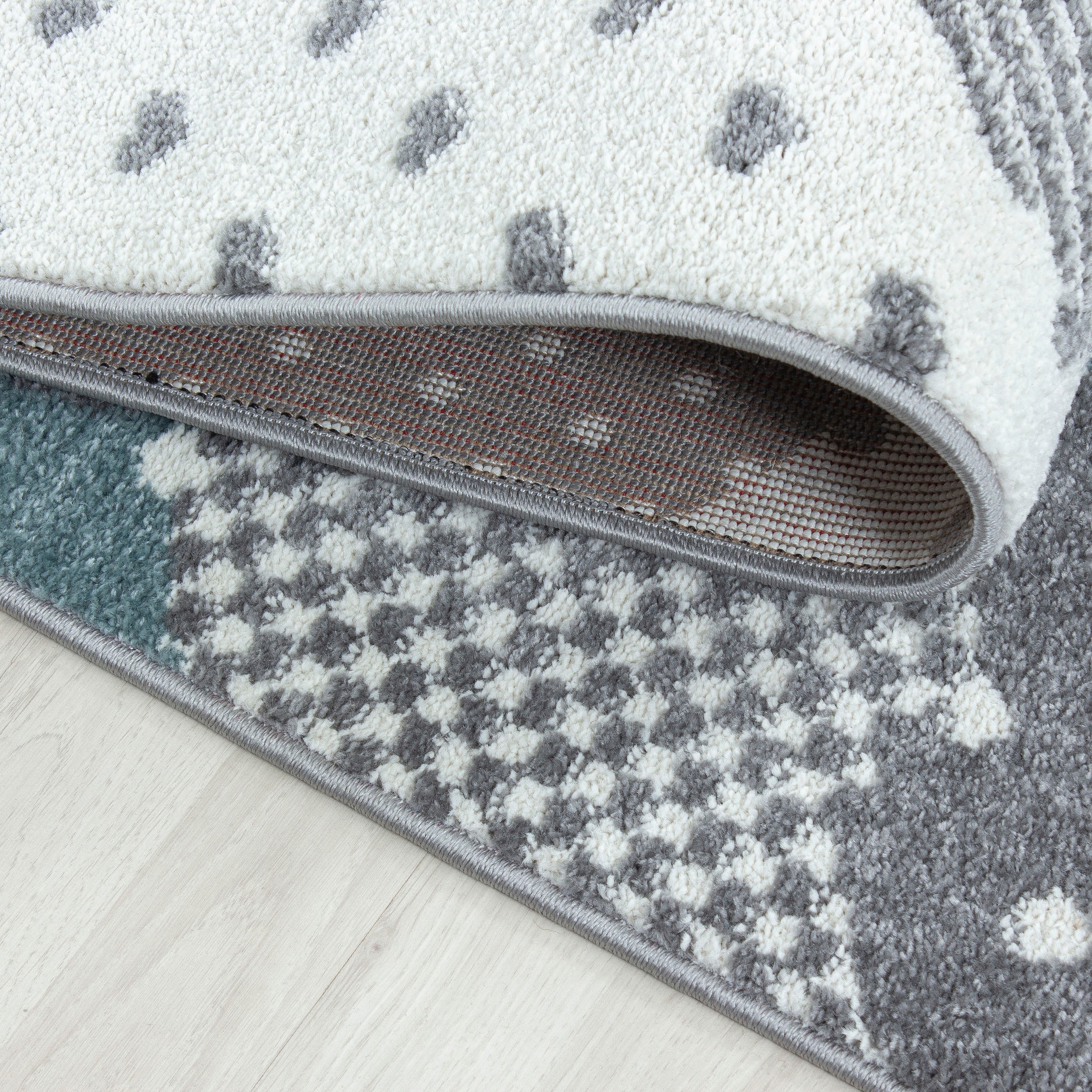 Ayyildiz Teppiche Kinderteppich »Bambi 820«, rechteckig, 11 mm Höhe, auch in rund, Wolken Motiv, Kurzflor
