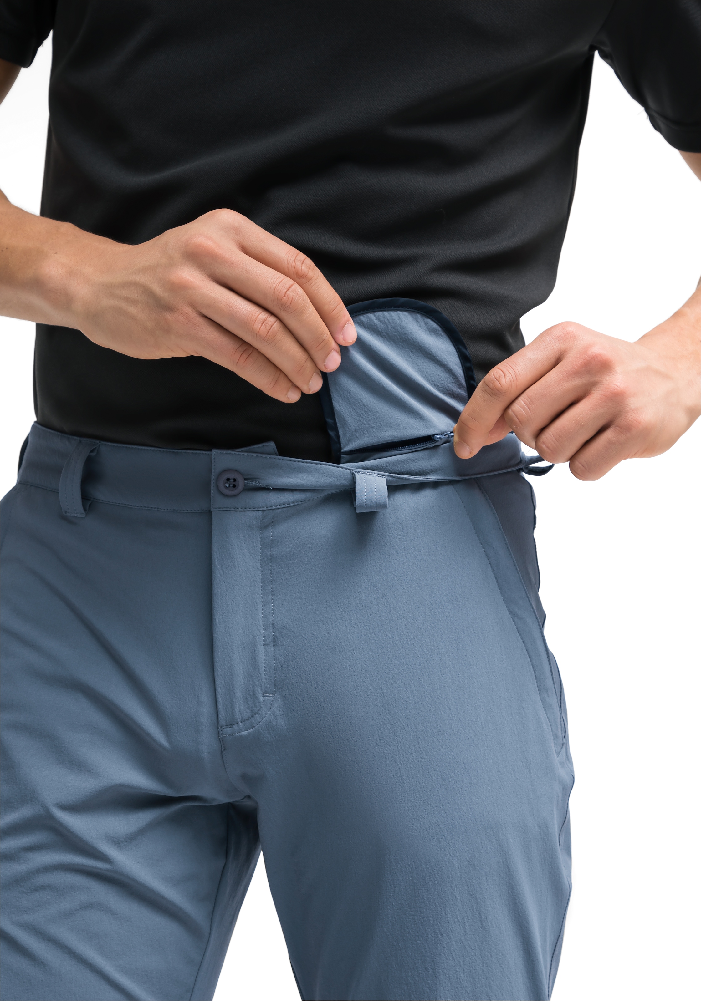 Maier Sports Funktionshose »Torid slim«, Herren Wanderhose, atmungsaktive Outdoor-Hose, 4 Taschen, Slim Fit