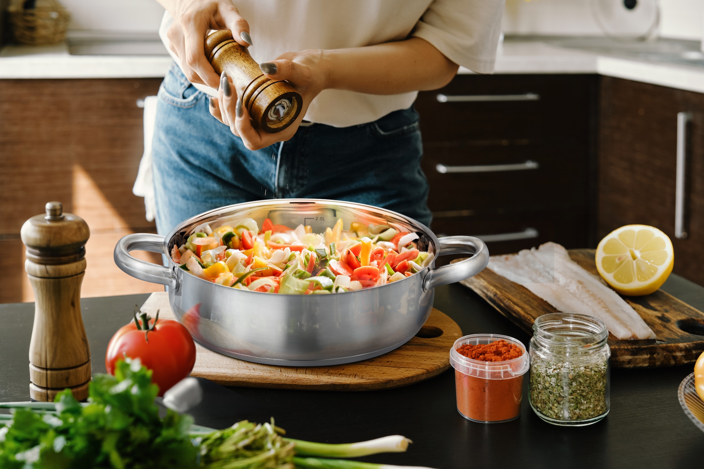 GSW Topf-Set »Toronto« Edelstahl Set, 15 Stk. tlg. mehrteiliges Kochtopf-Set aus Edelstahl inkl. praktischer Küchenhelfer