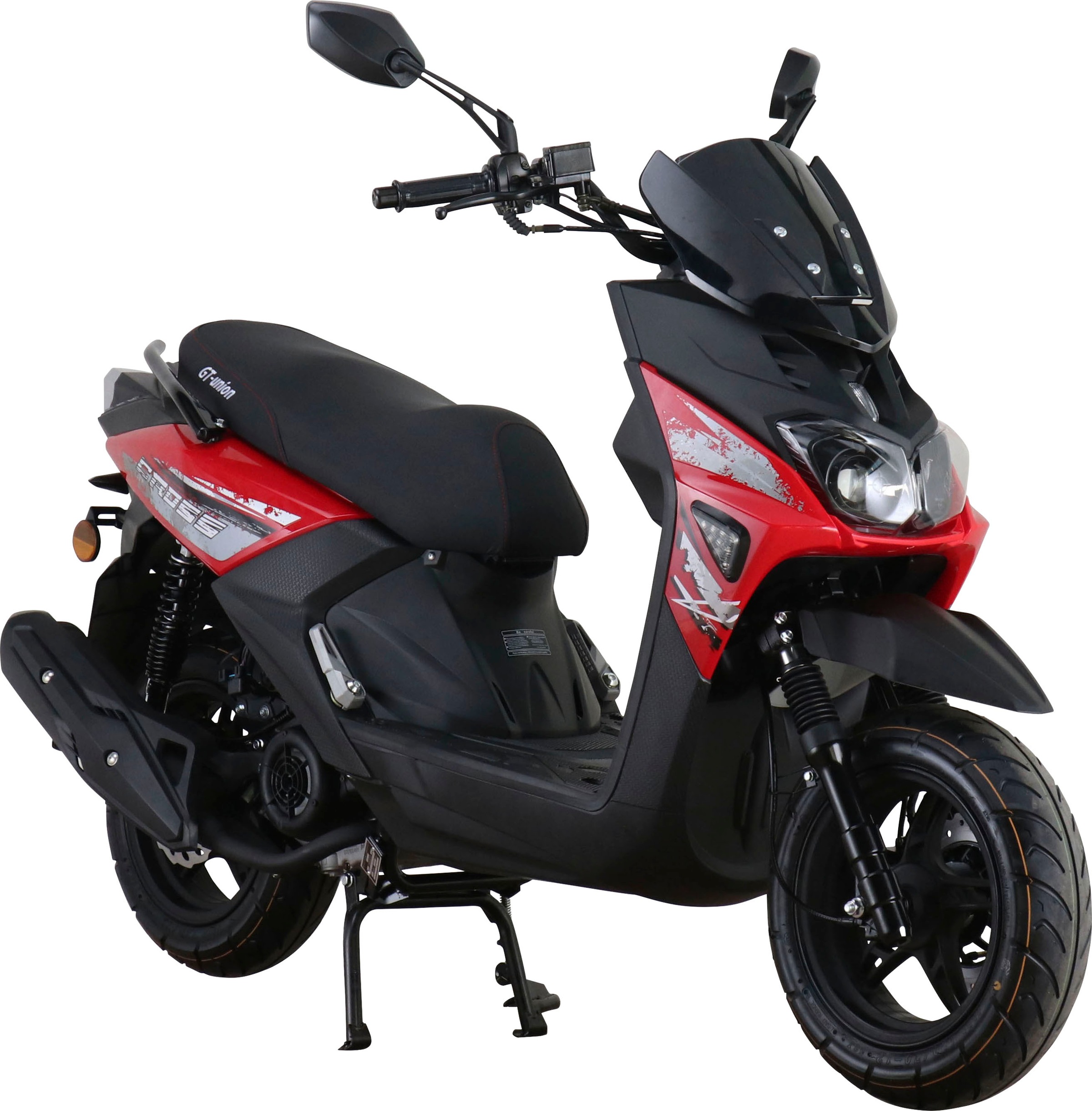 GT UNION Motorroller »PX 55 Cross-Concept 2.0 Street 125«, 125 cm³, 85 km/h,  Euro 5, 8,5 PS, (Komplett-Set, 2 tlg., mit Topcase), inkl. Topcase | BAUR