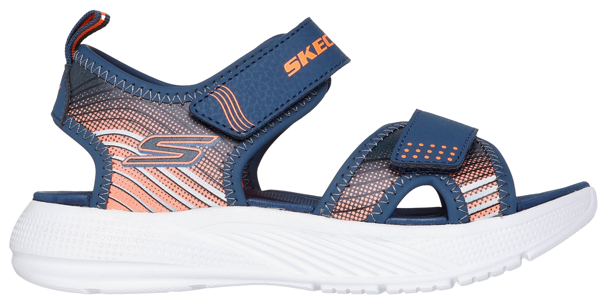 Skechers Sandale »MICROSPEC-SPLASH«, leichte Sandale mit Klettverschluss, Größenschablone zum Download