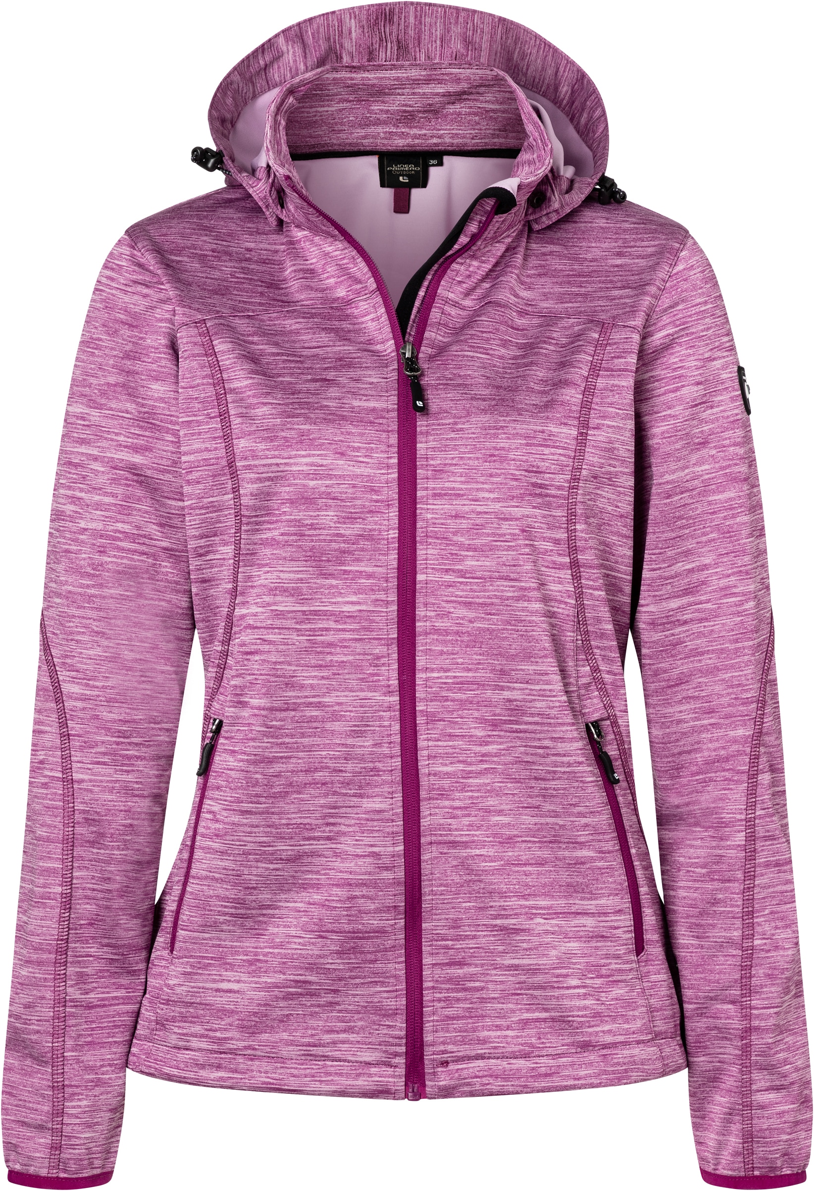 DEPROC Active Softshelljacke "SISTERS PEAK" mit Kapuze mit abnehmbarer Kapuze