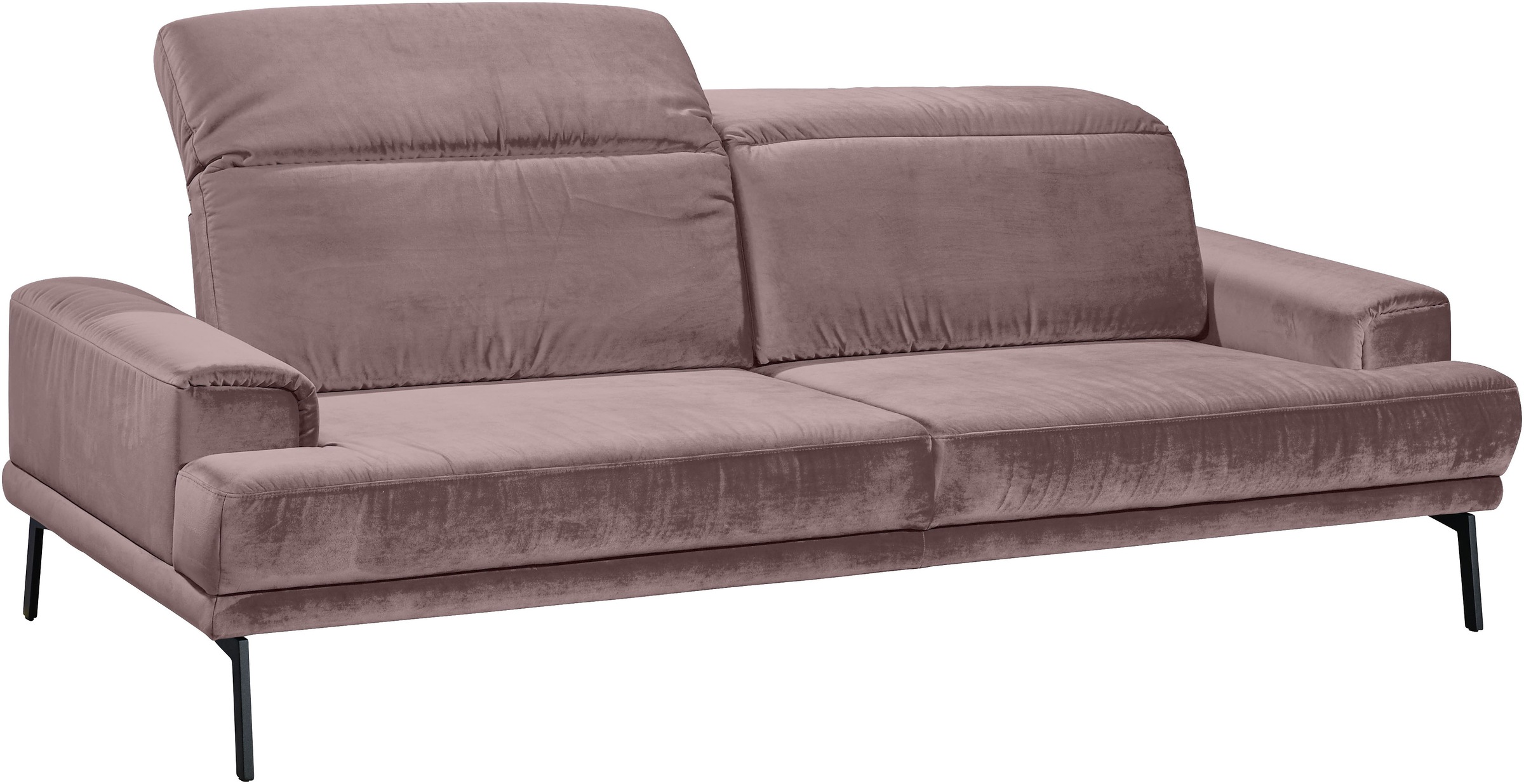 Musterring 3-Sitzer »MR 4580«, inkl. Kopf- und Sitztiefenverstellung, Fuß schwarz, B228 x T103 cm