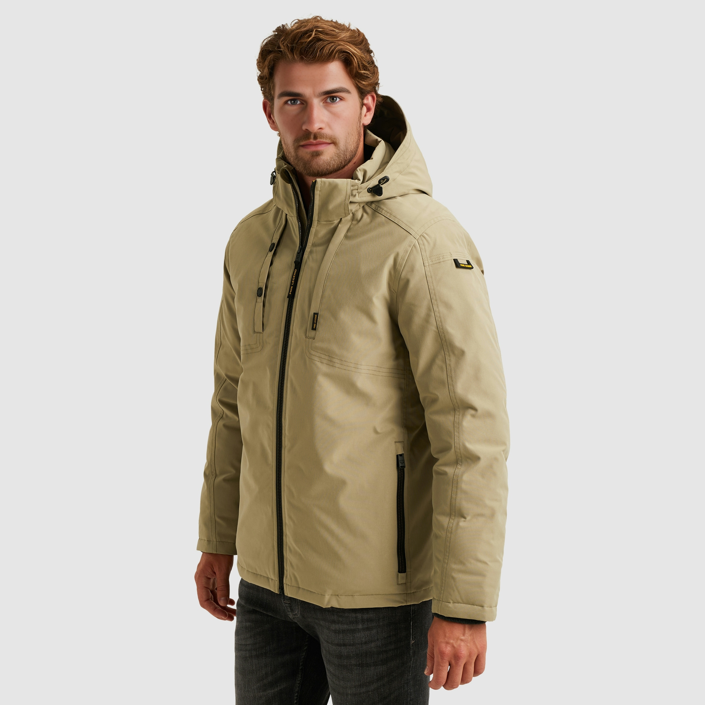 PME LEGEND Winterjacke mit Kapuze Taschen mit Reißverschluss günstig online kaufen
