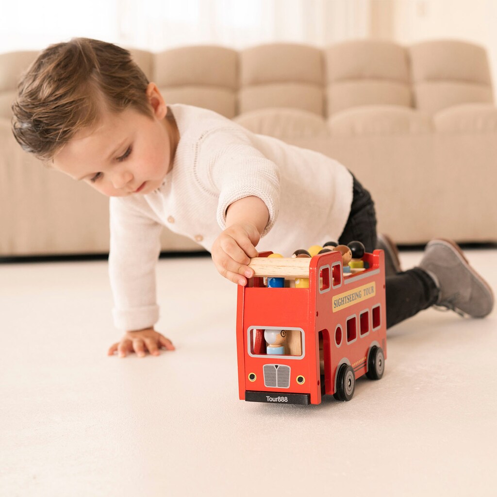 New Classic Toys® Spielzeug-Bus »Holzspielzeug, Little Driver - Sightseeing-Bus«