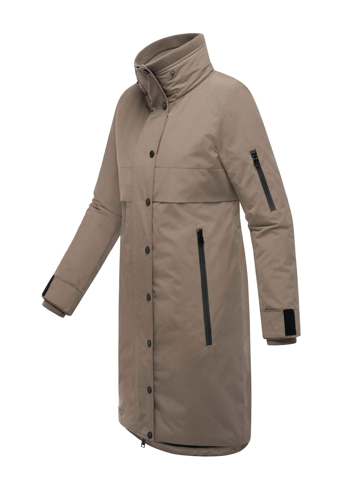 Marikoo Winterjacke »Anoukaa«, langer Parka mit abnehmbarer Kapuze