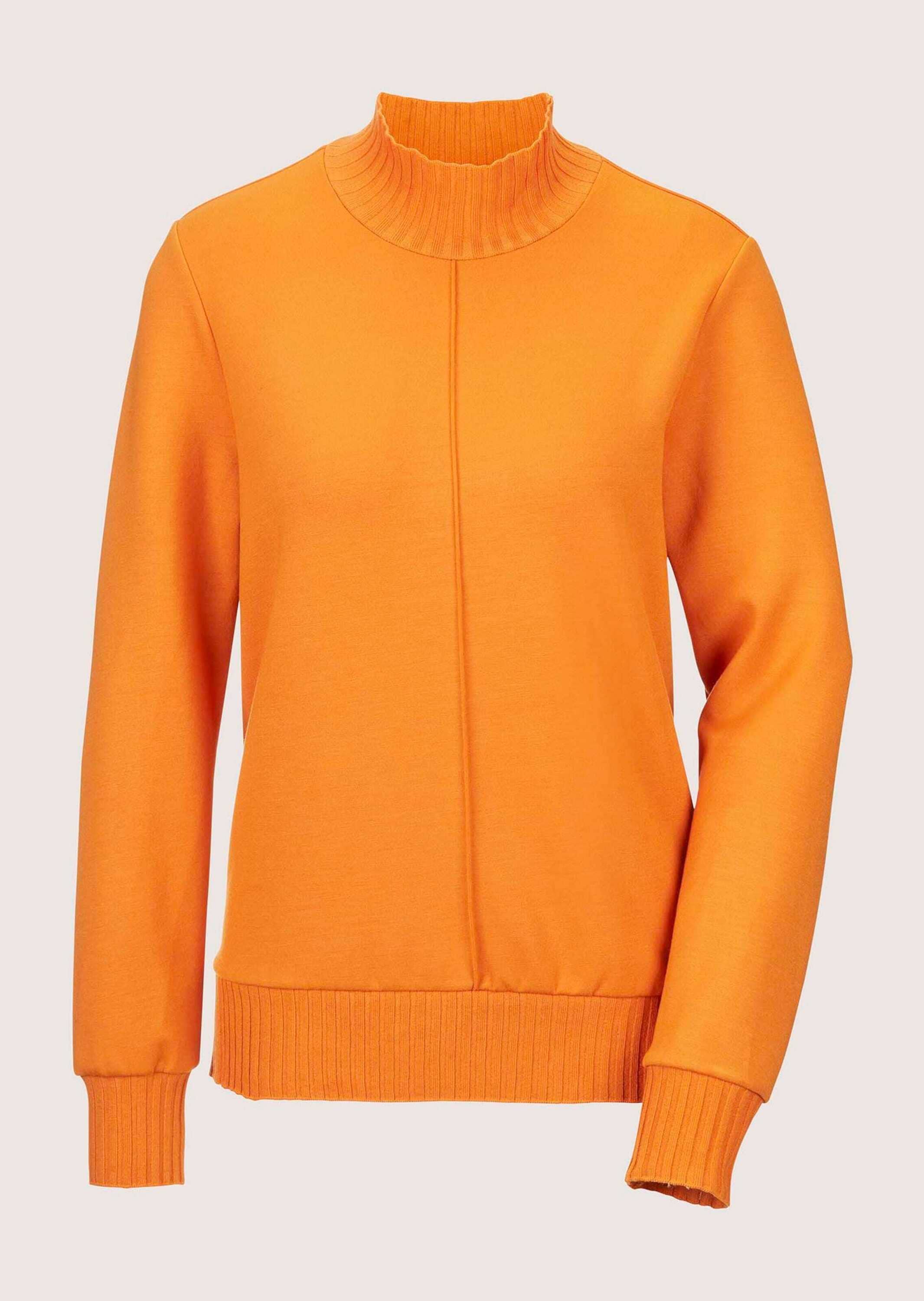 MADELEINE Langarmshirt "Sweatshirt Sportives Sweatshirt mit Stehkragen"