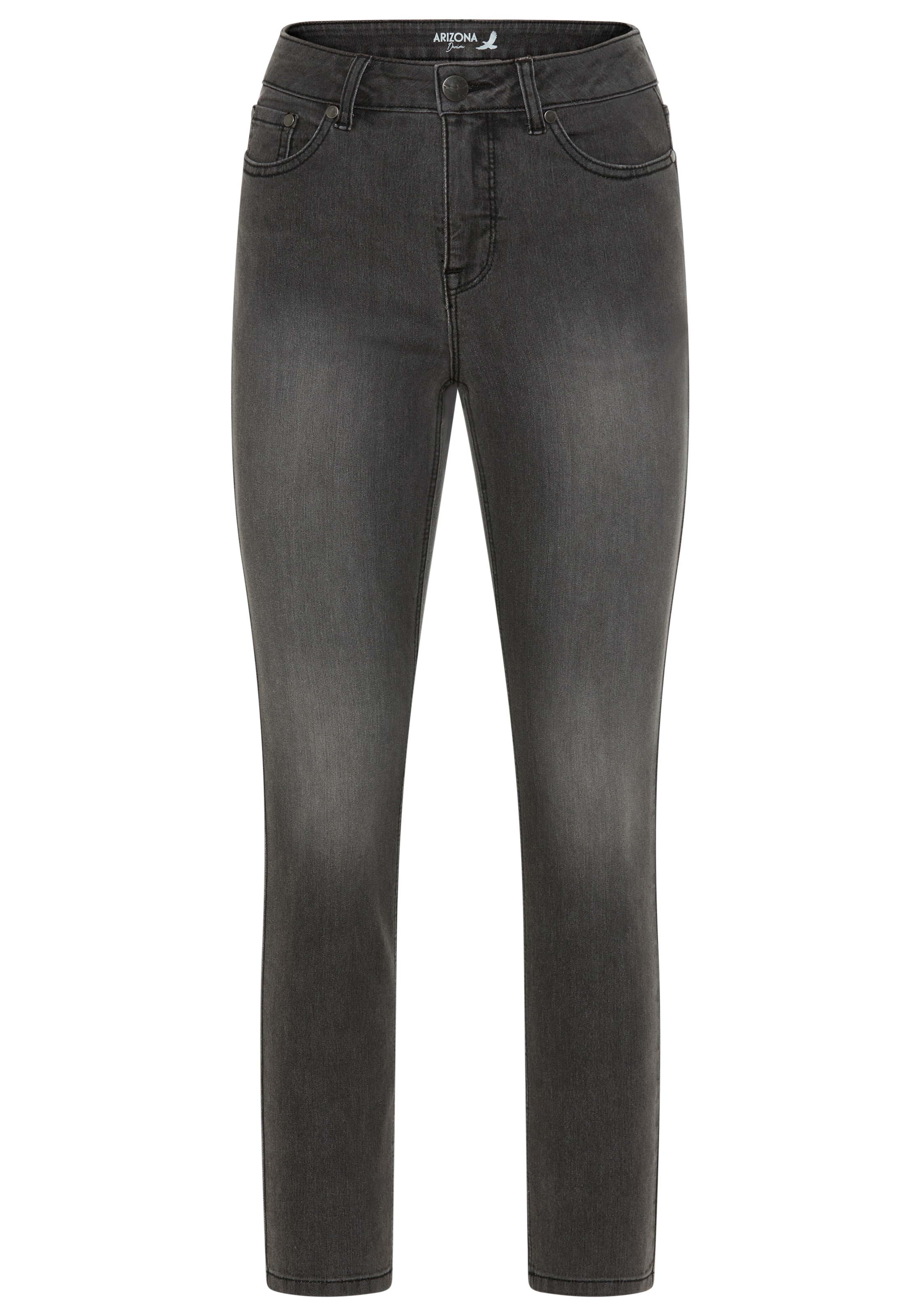 Arizona 7/8-Jeans "Shaping", eng anliegend, Röhrenjeans, Used-Waschung, Hig günstig online kaufen